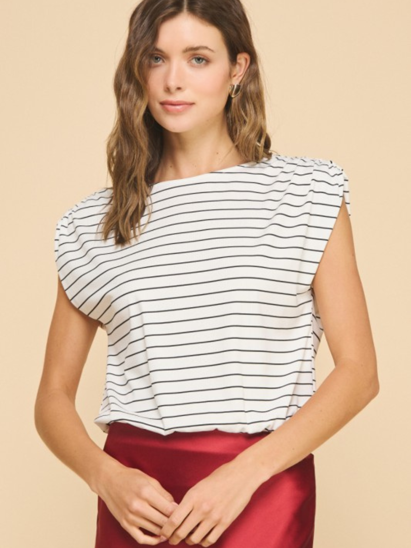 Stripe Rib Top - Mimi & Rae