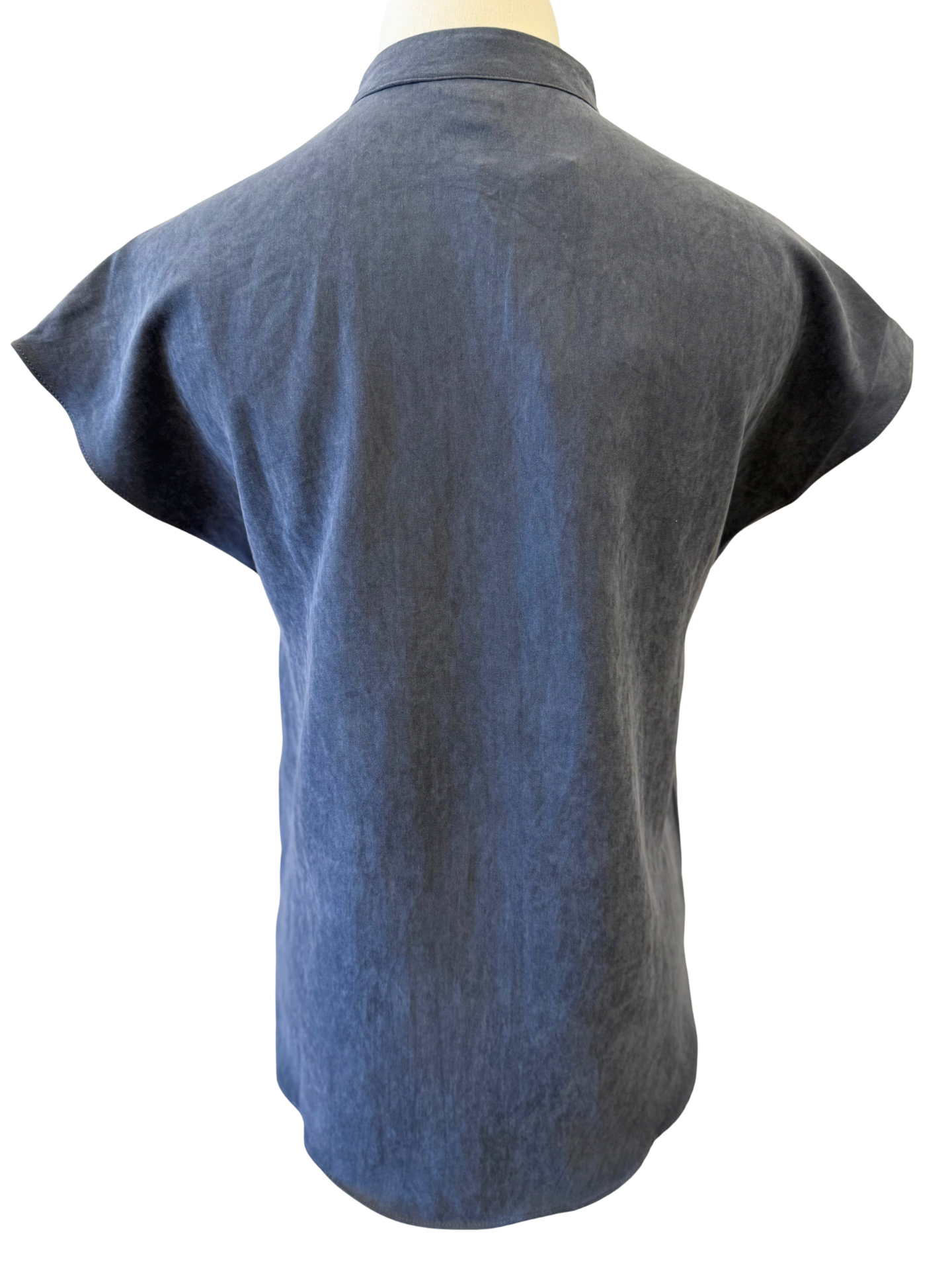 Soft Matte Navy Blouse - Mimi & Rae