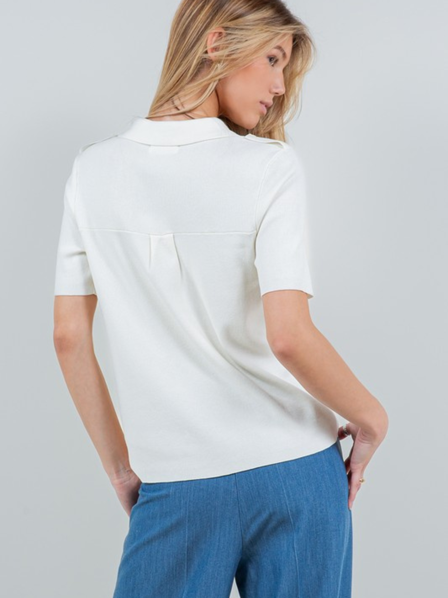 Knit Pocket Polo
