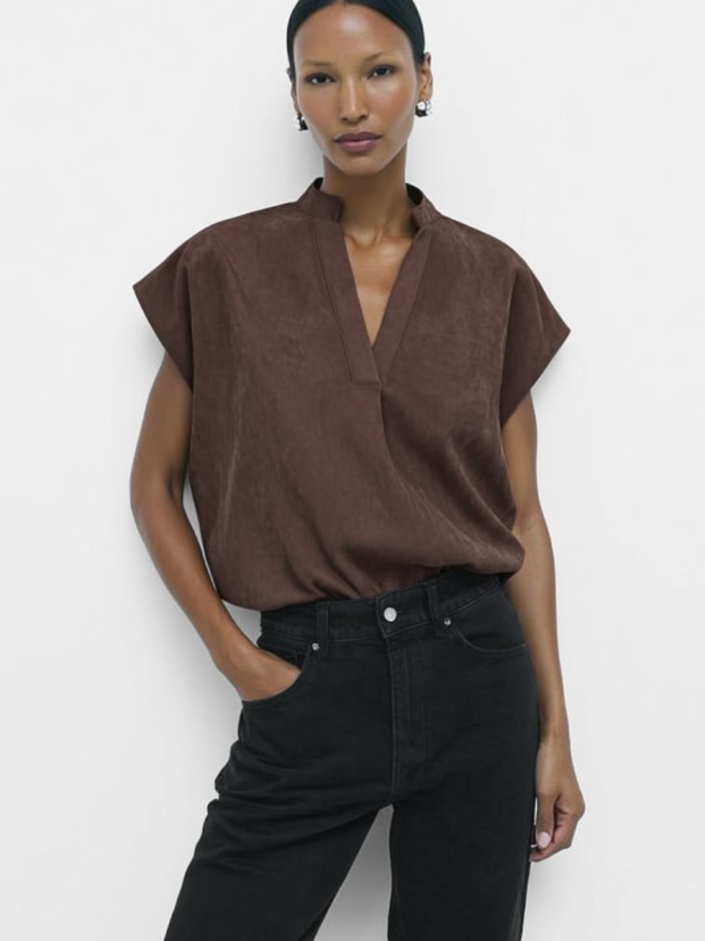 Soft Matte Blouse - Mimi & Rae