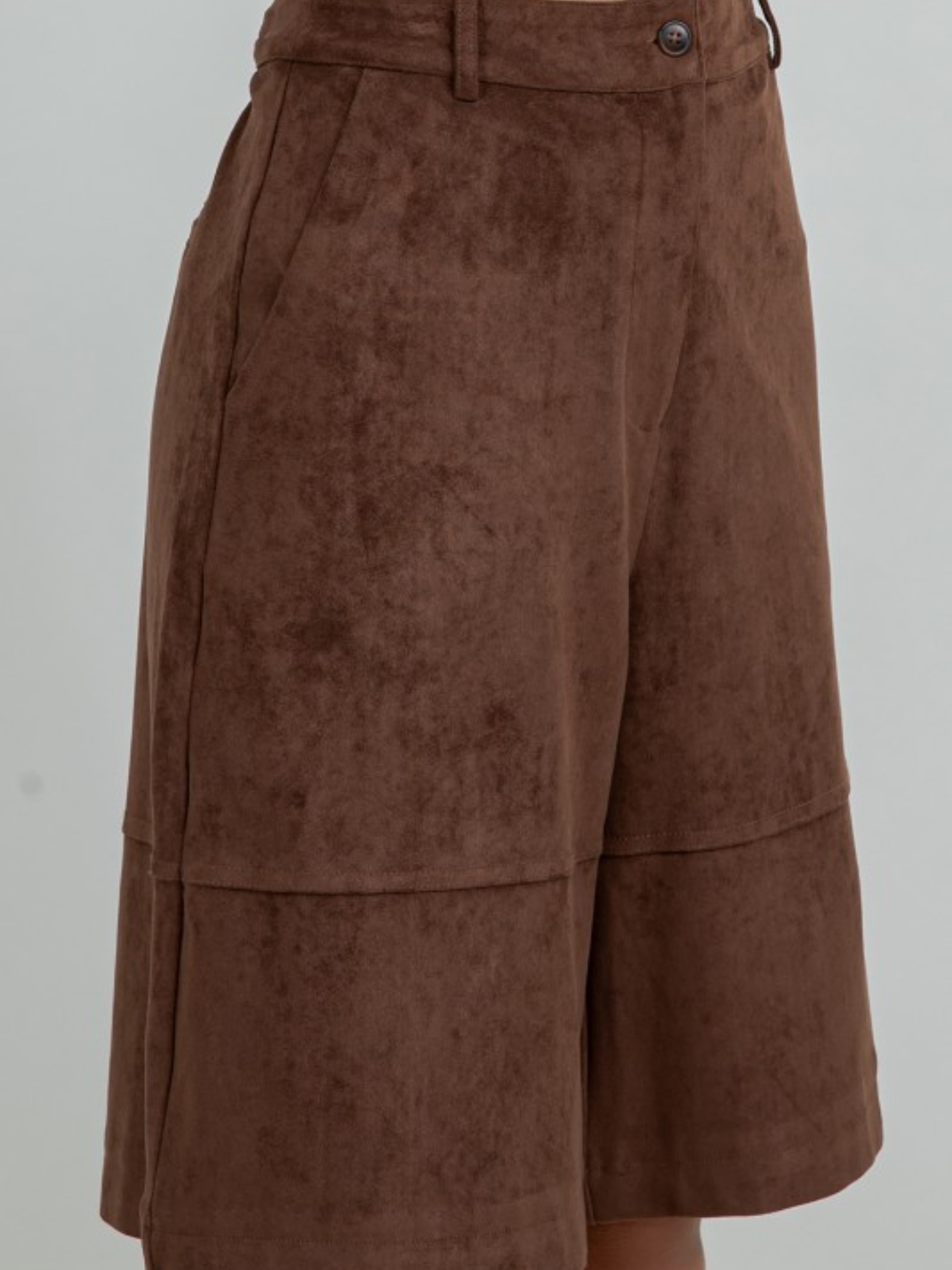 Olivia Faux Suede Bermuda Short