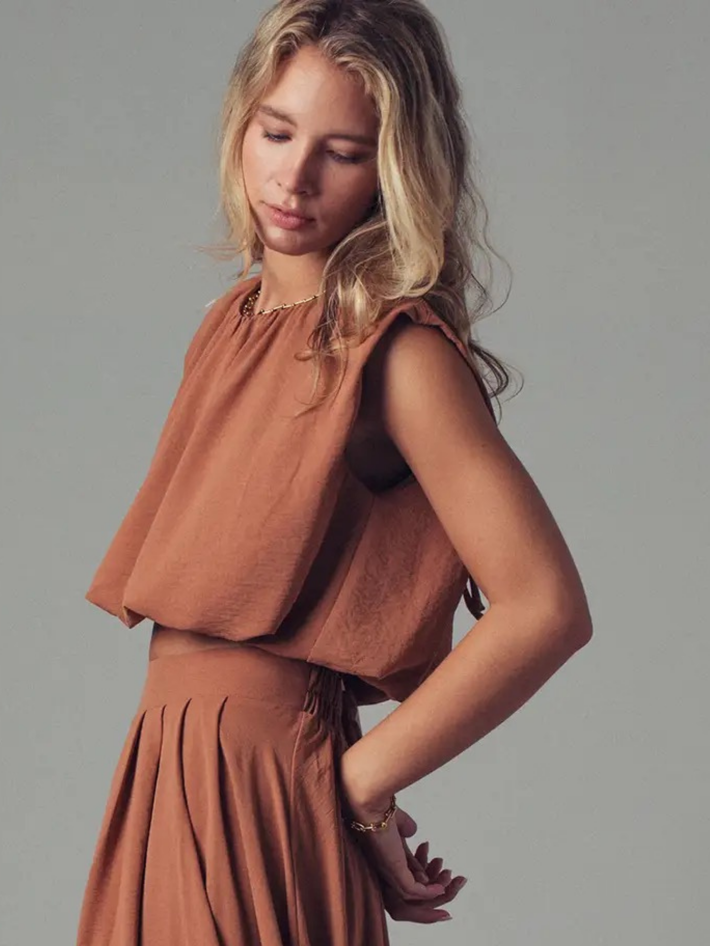 Tie Back Balloon Top