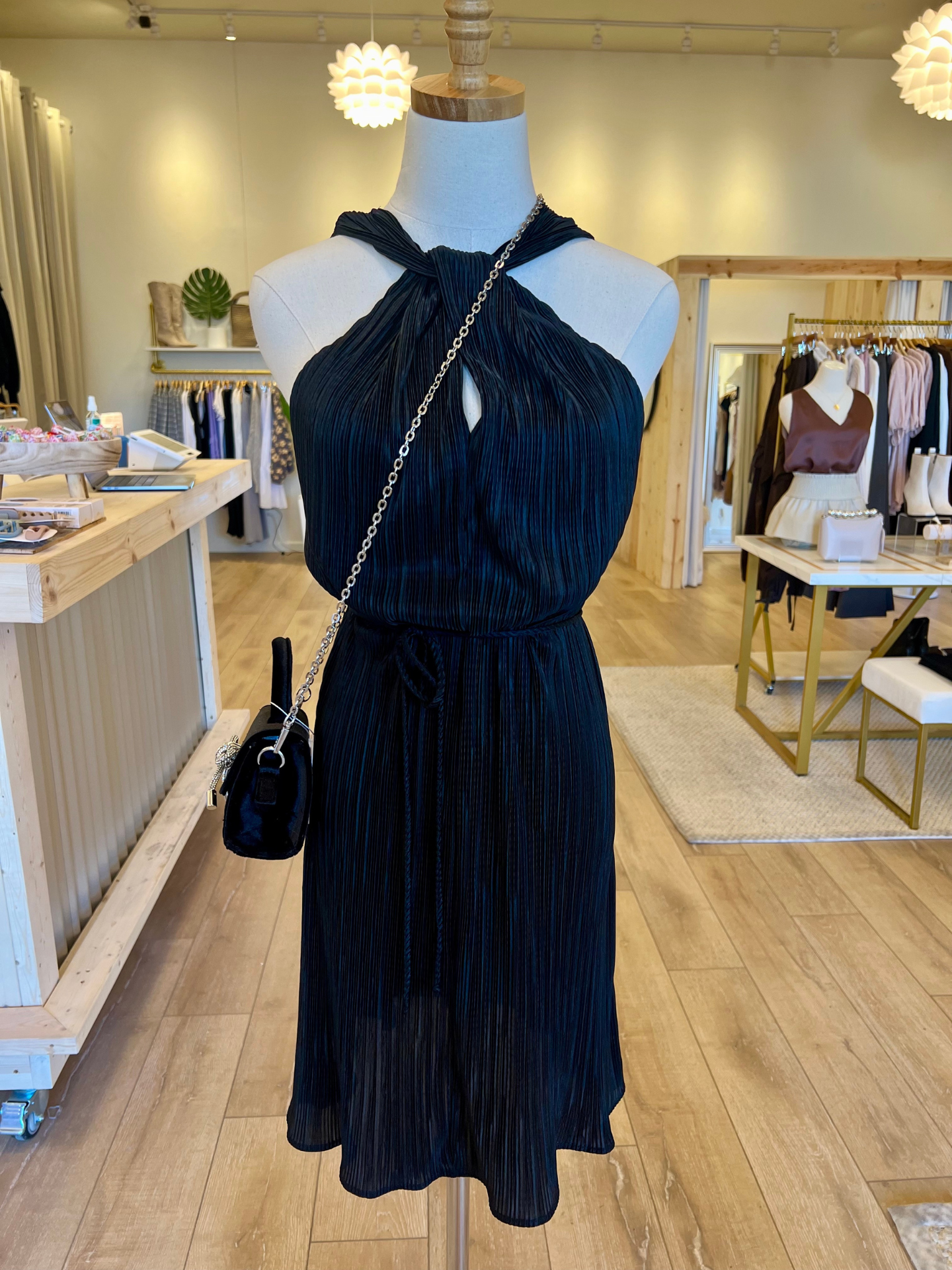 Nova Pleated Dress