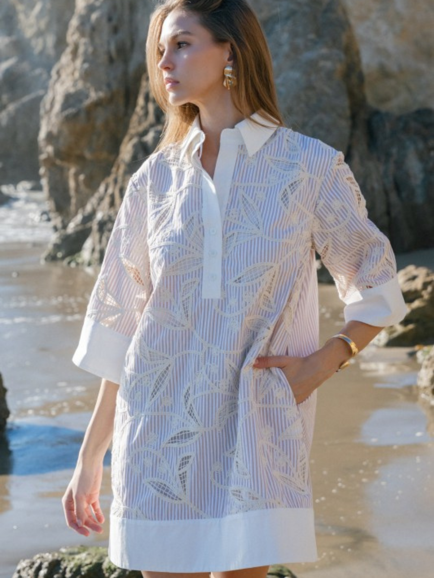 Carol Poplin Shirtdress