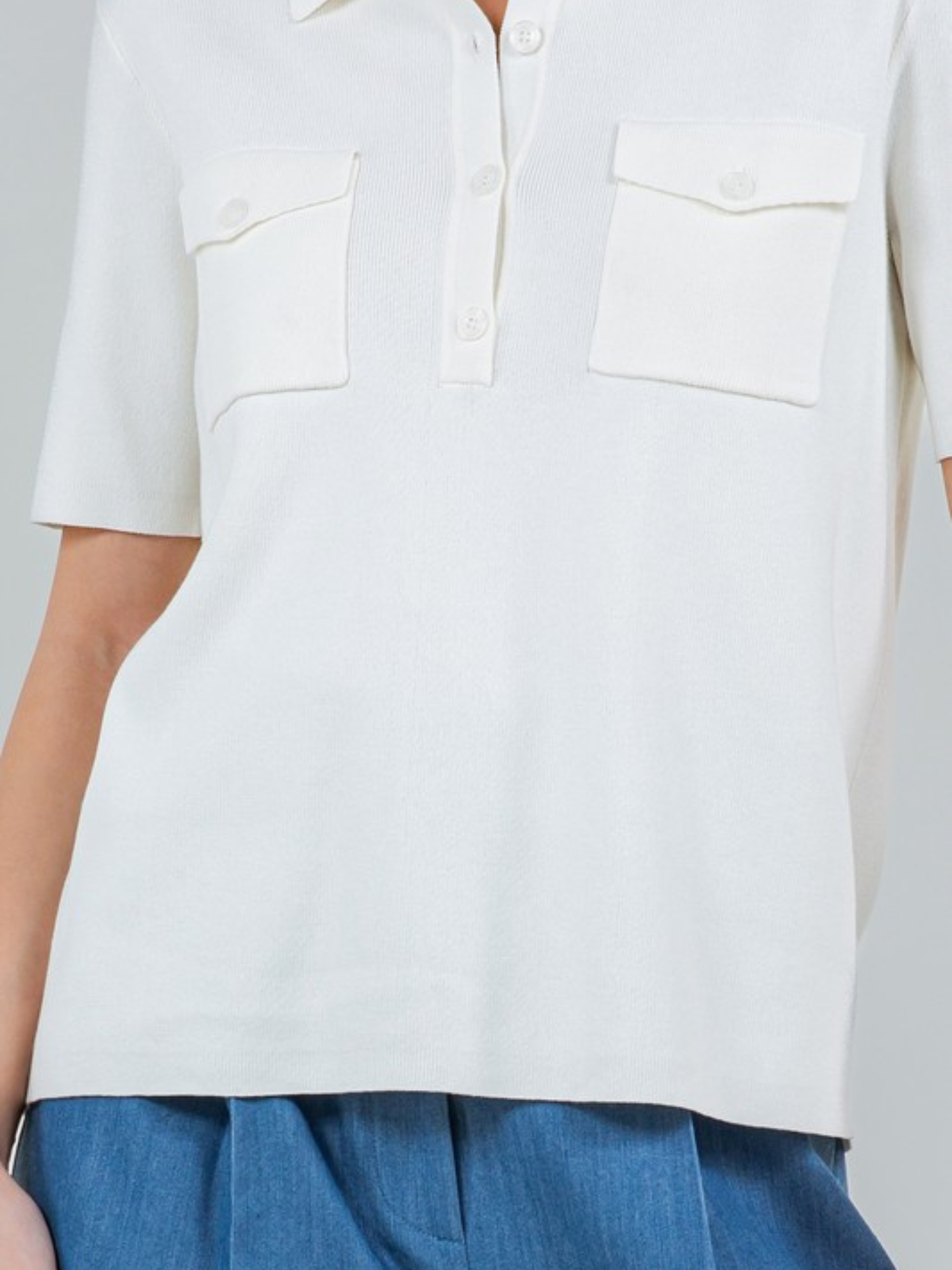 Knit Pocket Polo