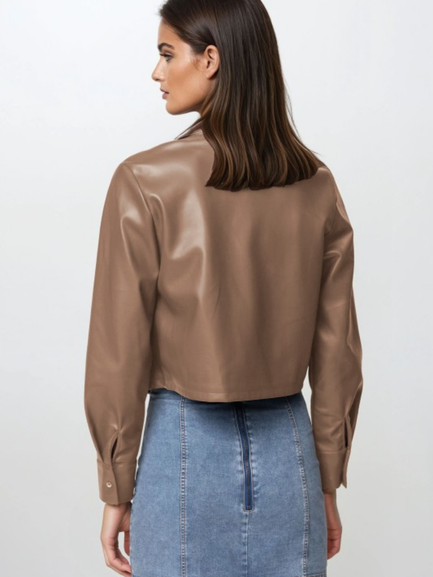 Vegan Leather Jacket - Mimi & Rae