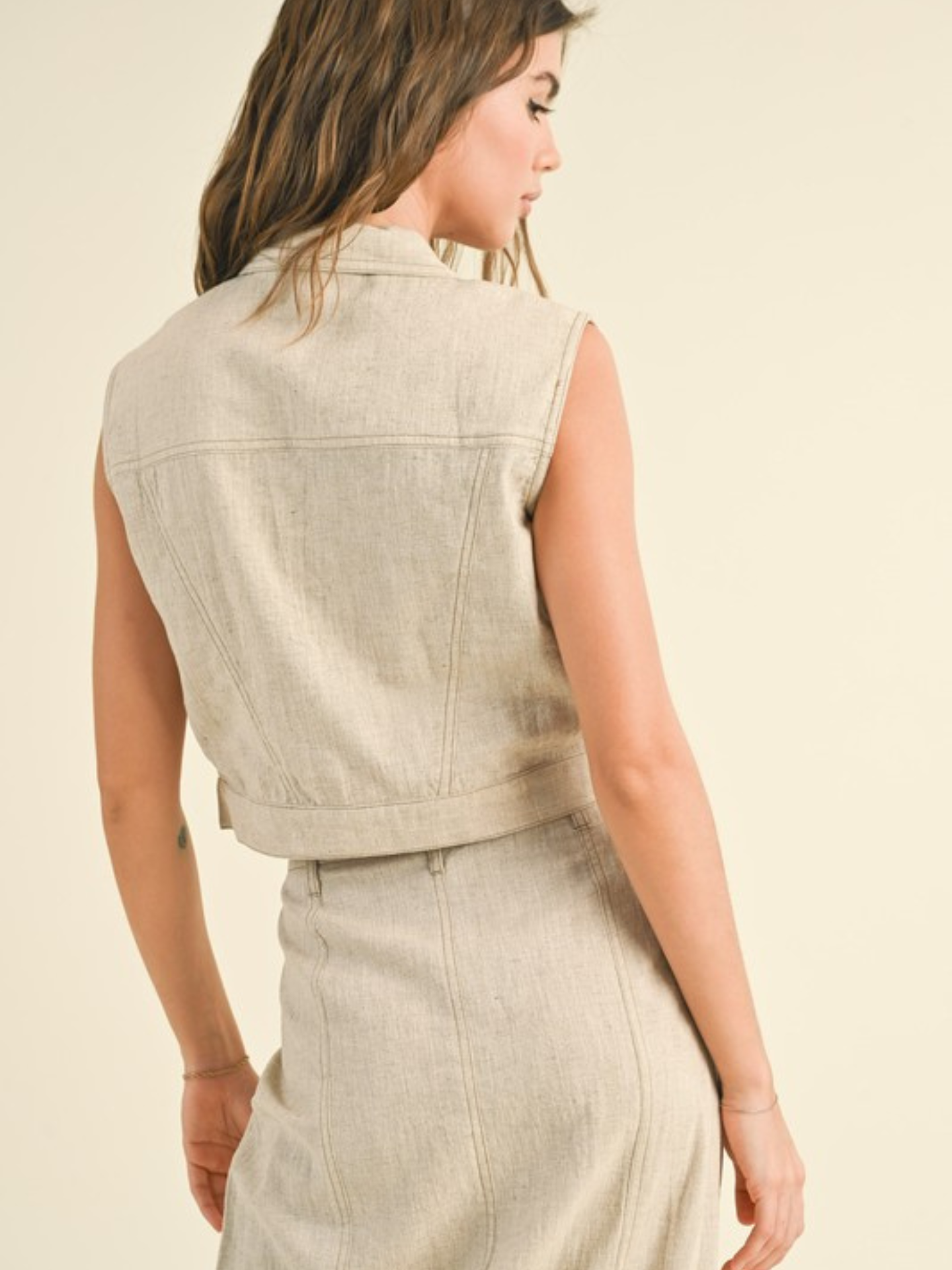 Linen Vest - Mimi & Rae