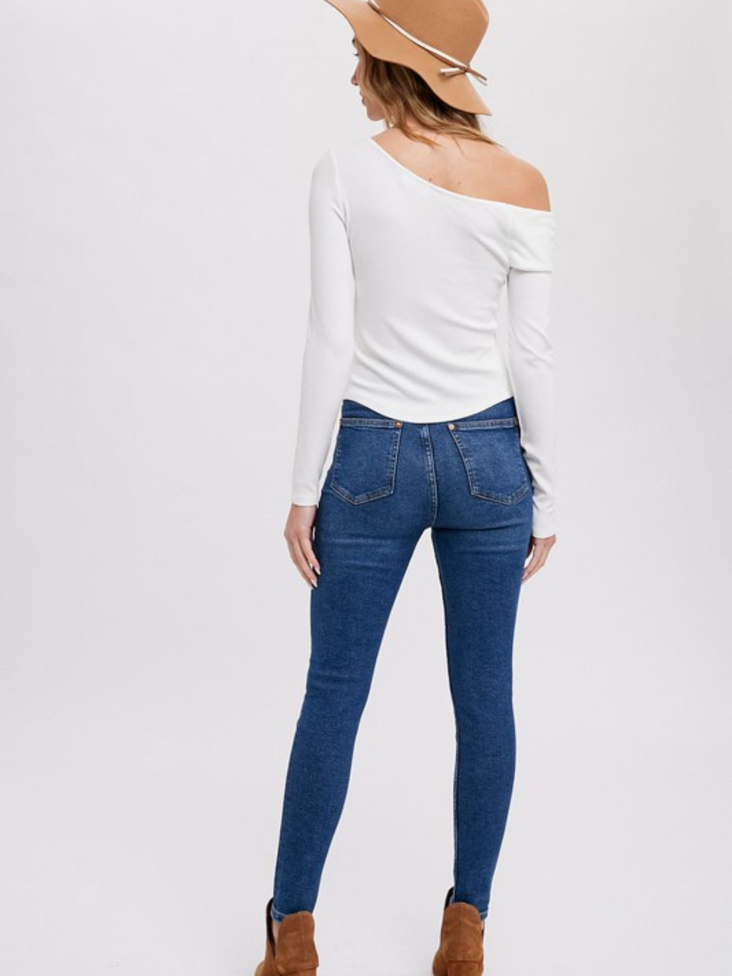Twist Front Off The Shoulder Top