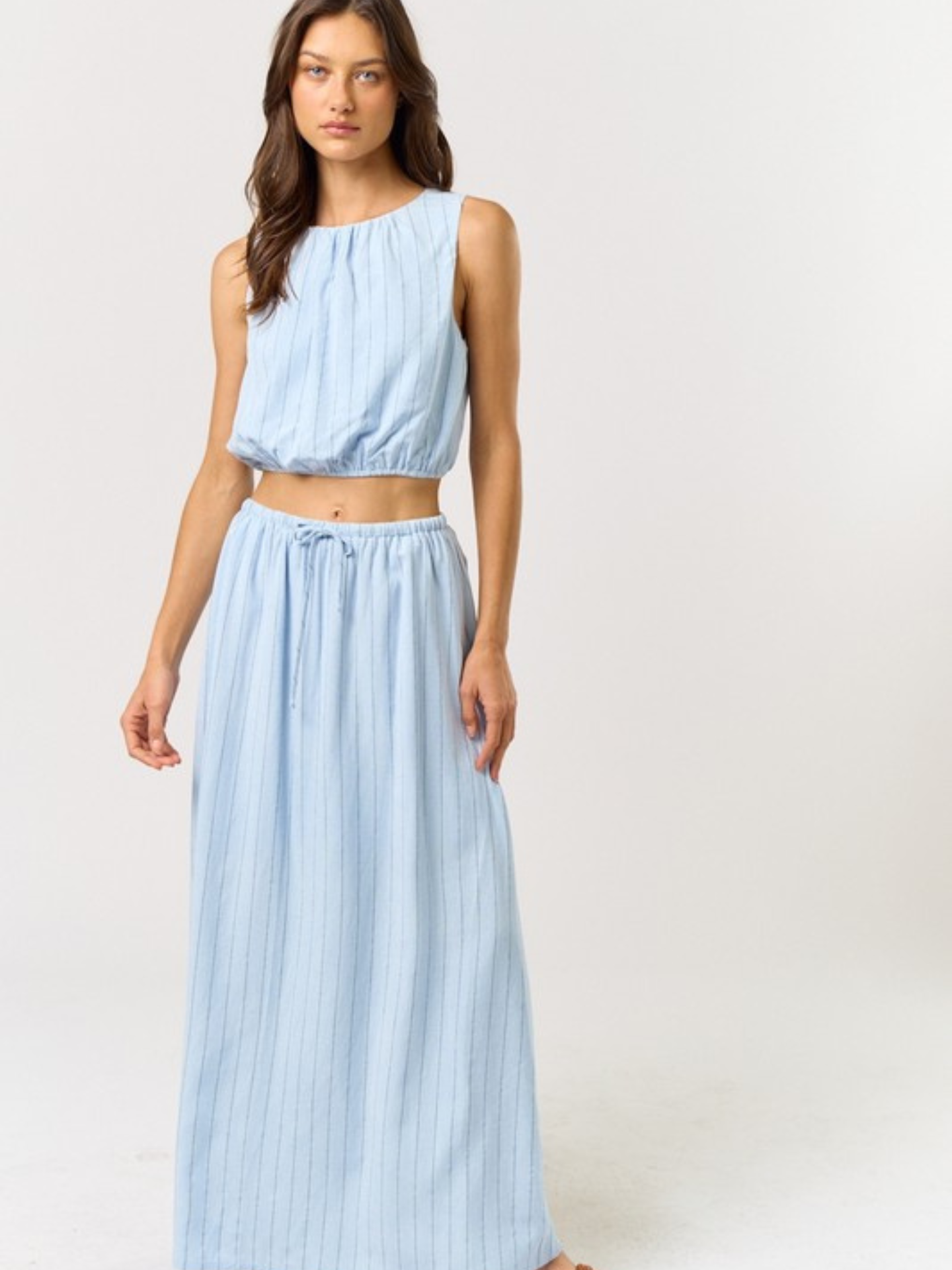 Stripe Skirt Set