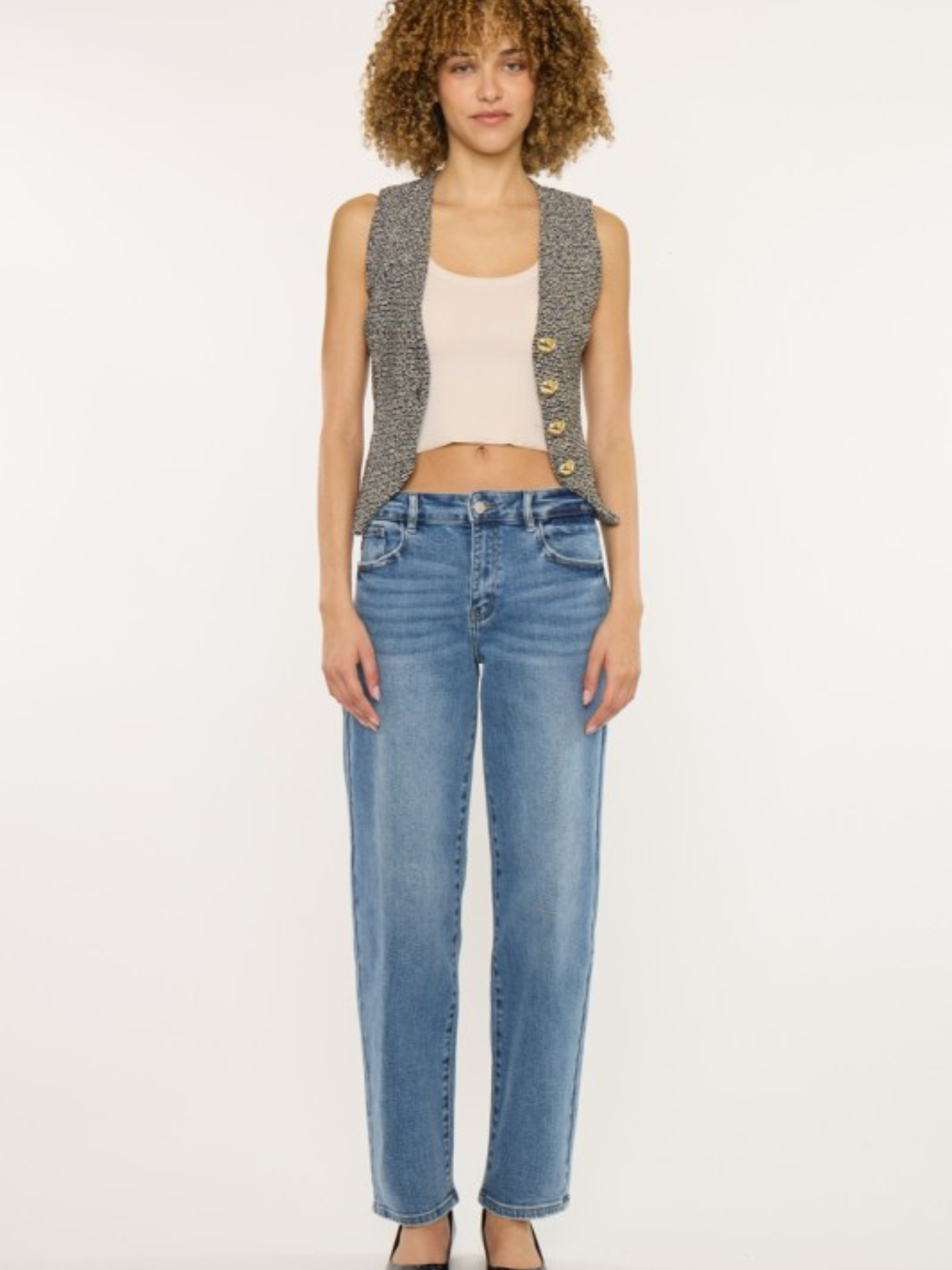 Emma Slim Barrel Denim - Mimi & Rae