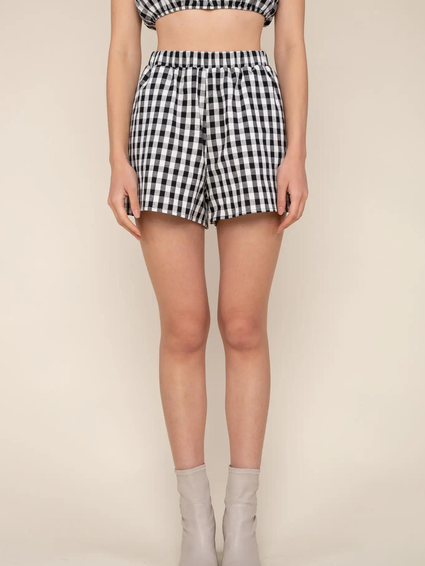 Jael Gingham Shorts