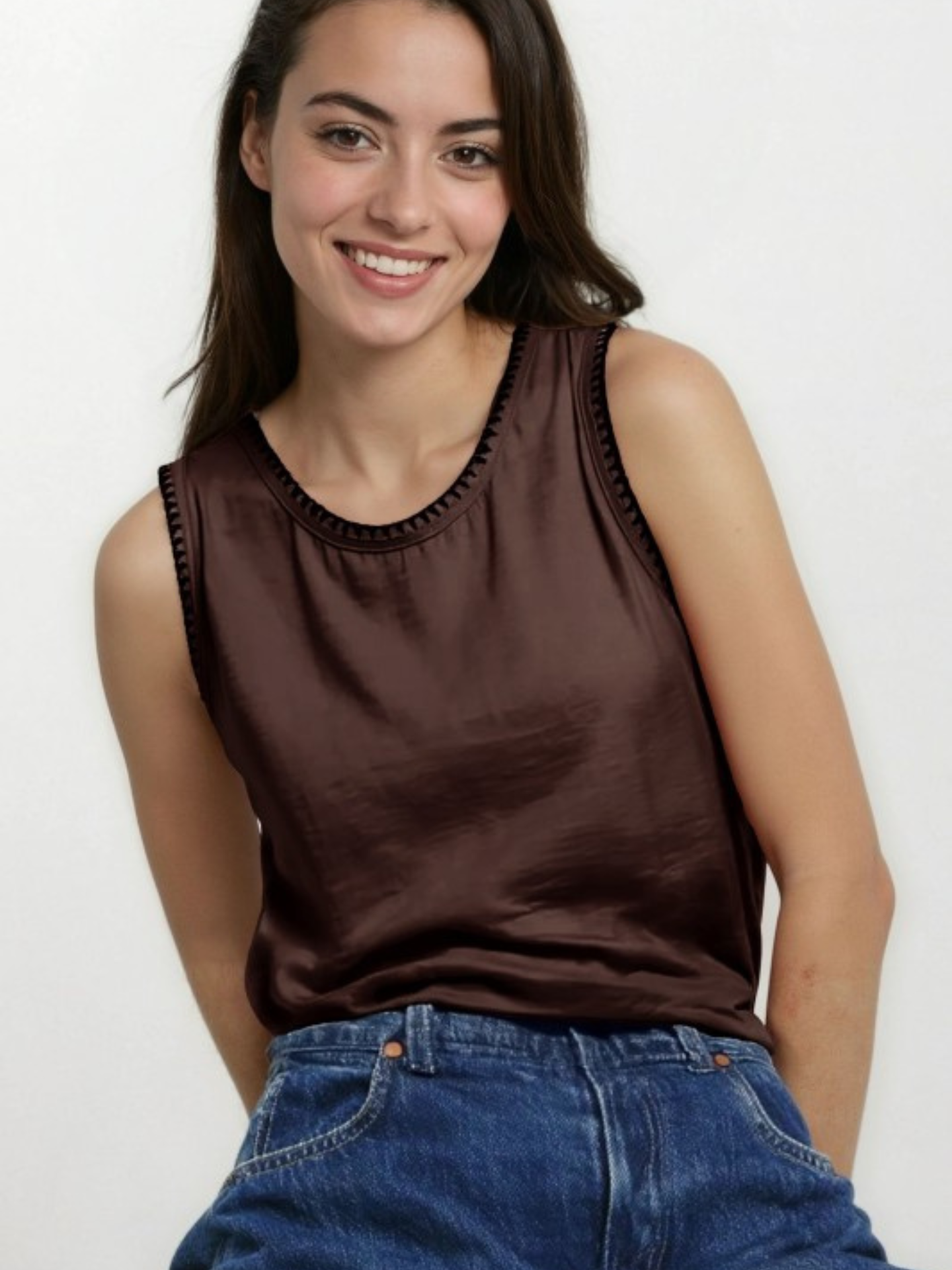 Whipstitch Scoop Tank