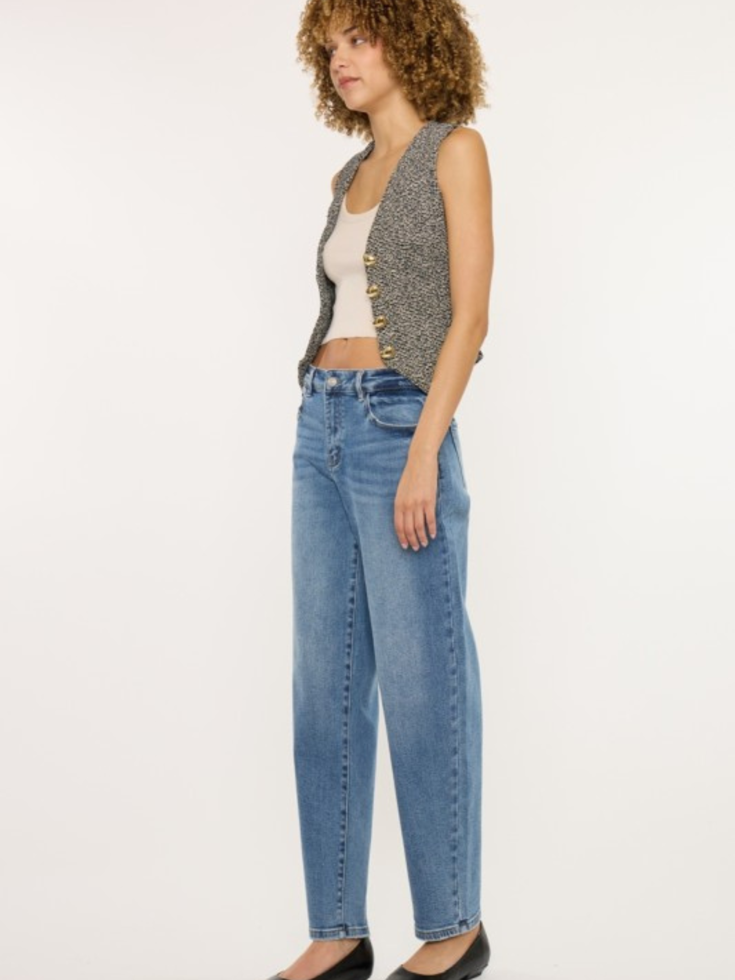 Emma Slim Barrel Denim - Mimi & Rae