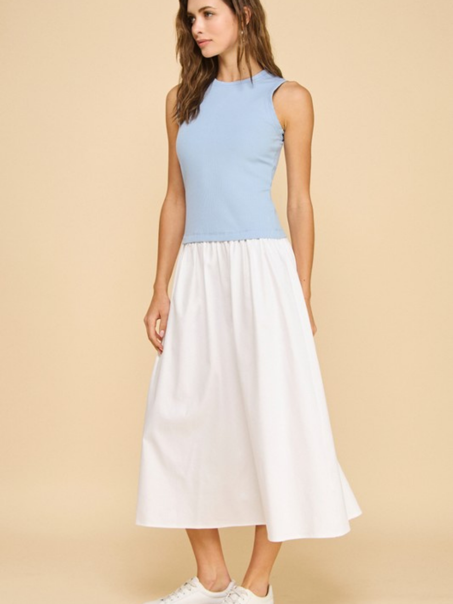 Drop Waist Maxi Dress