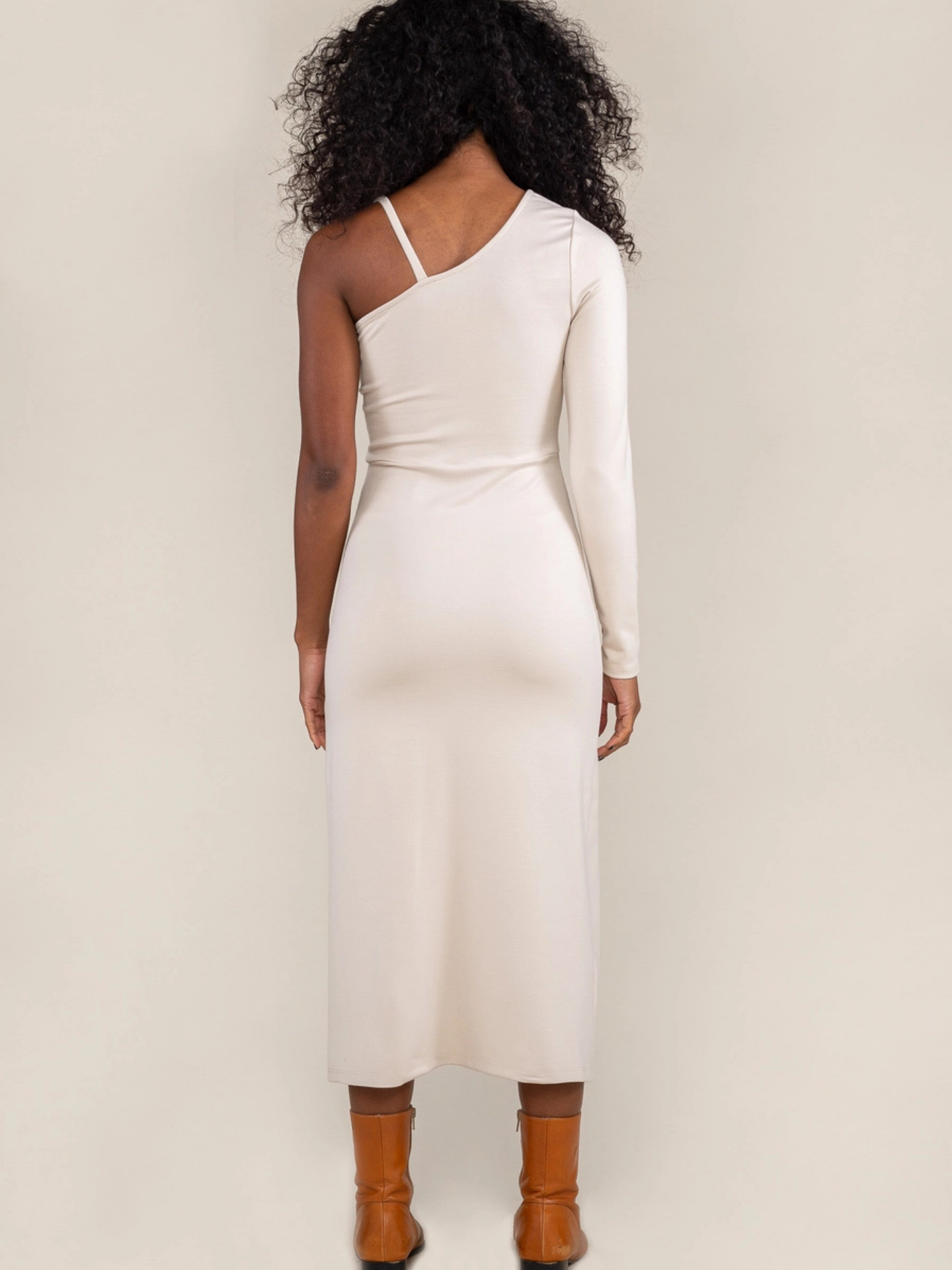 One Sleeve Midi Dress - Mimi & Rae