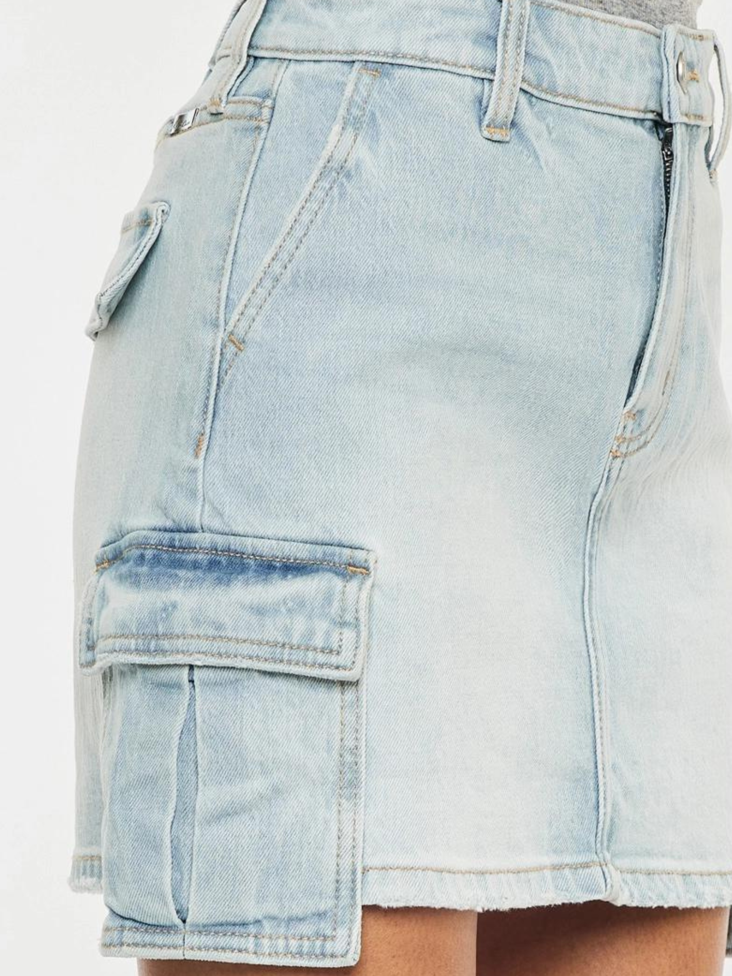 Denim Mini Skirt