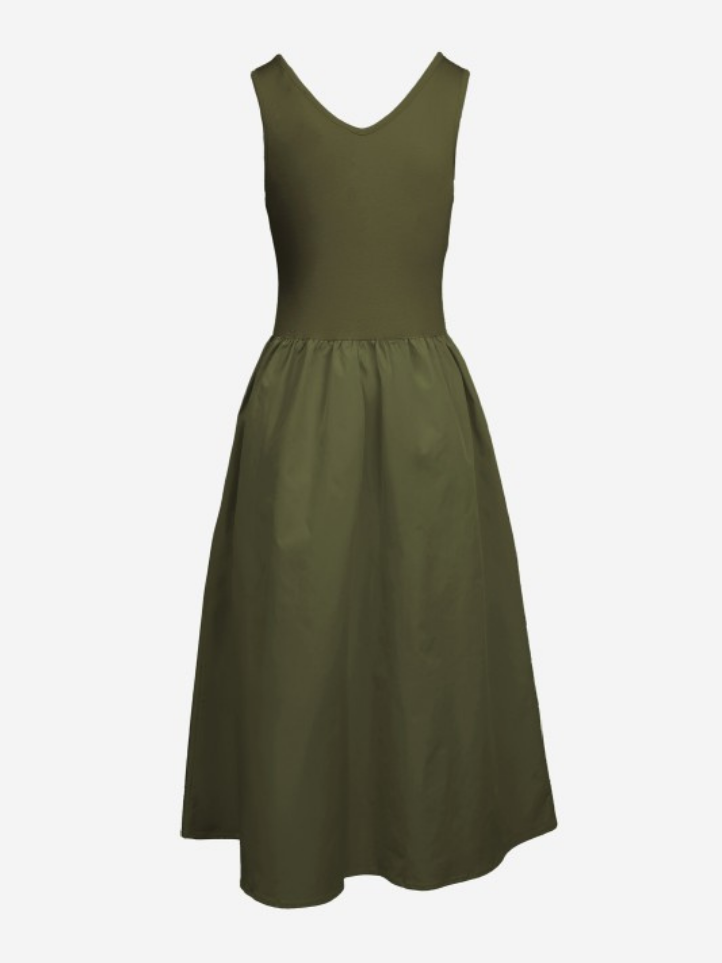 Mixed Media Tank Dress