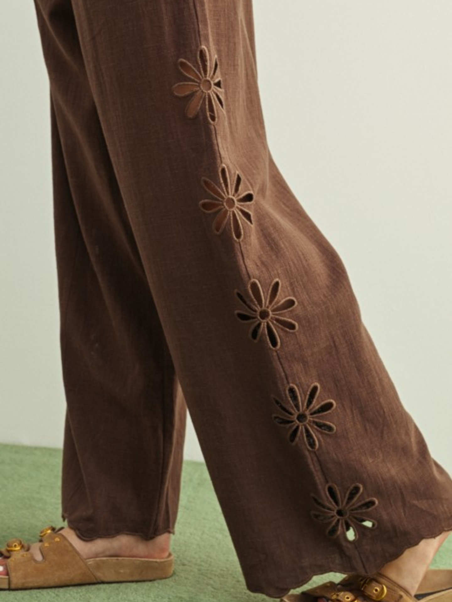 Peggy Embroidered Pant - Mimi & Rae