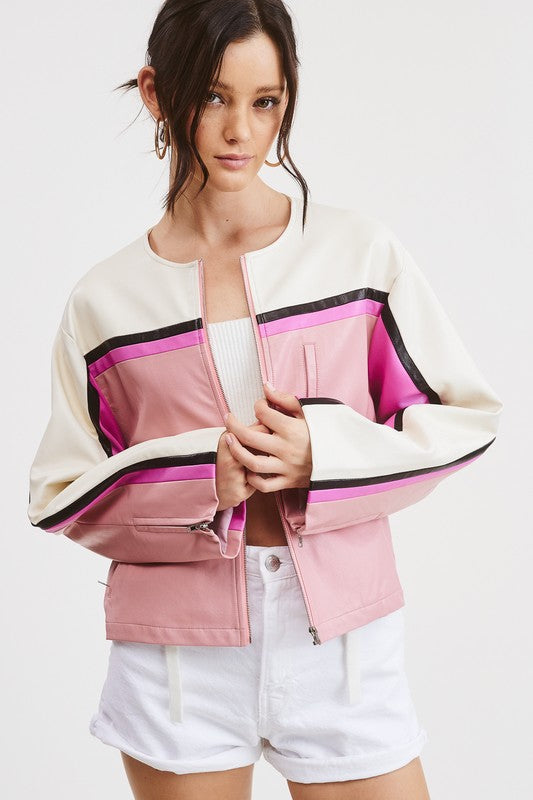 Barcelona Moto Jacket - Mimi & Rae