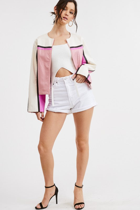 Barcelona Moto Jacket - Mimi & Rae