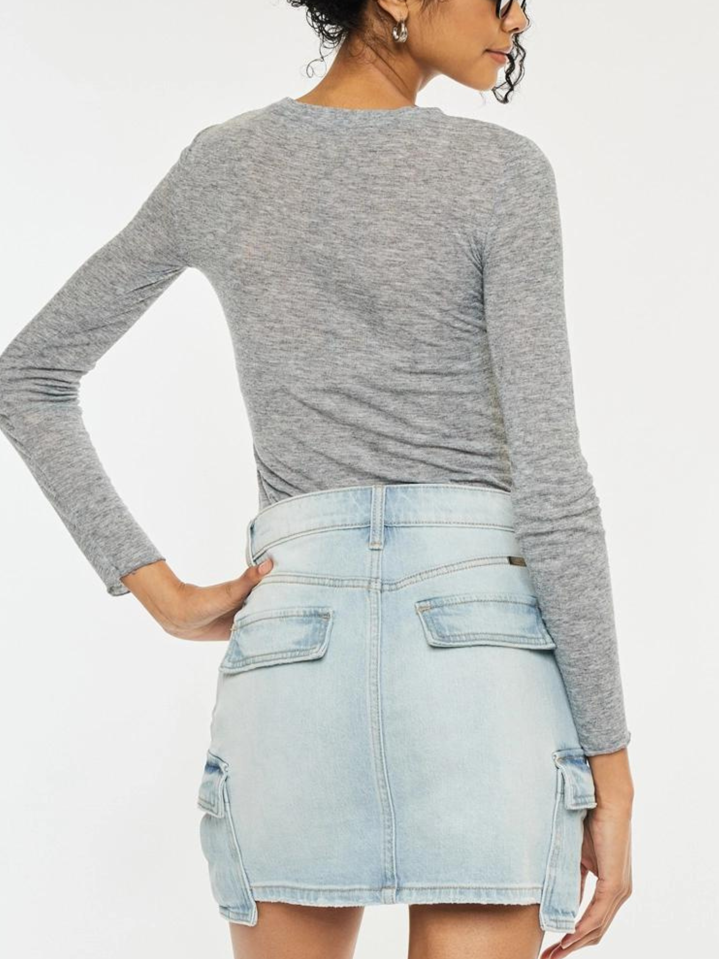 Denim Mini Skirt