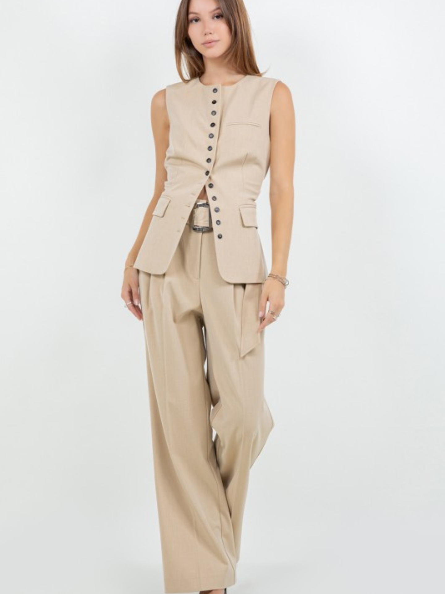 Adjustable Structured Vest - Mimi & Rae