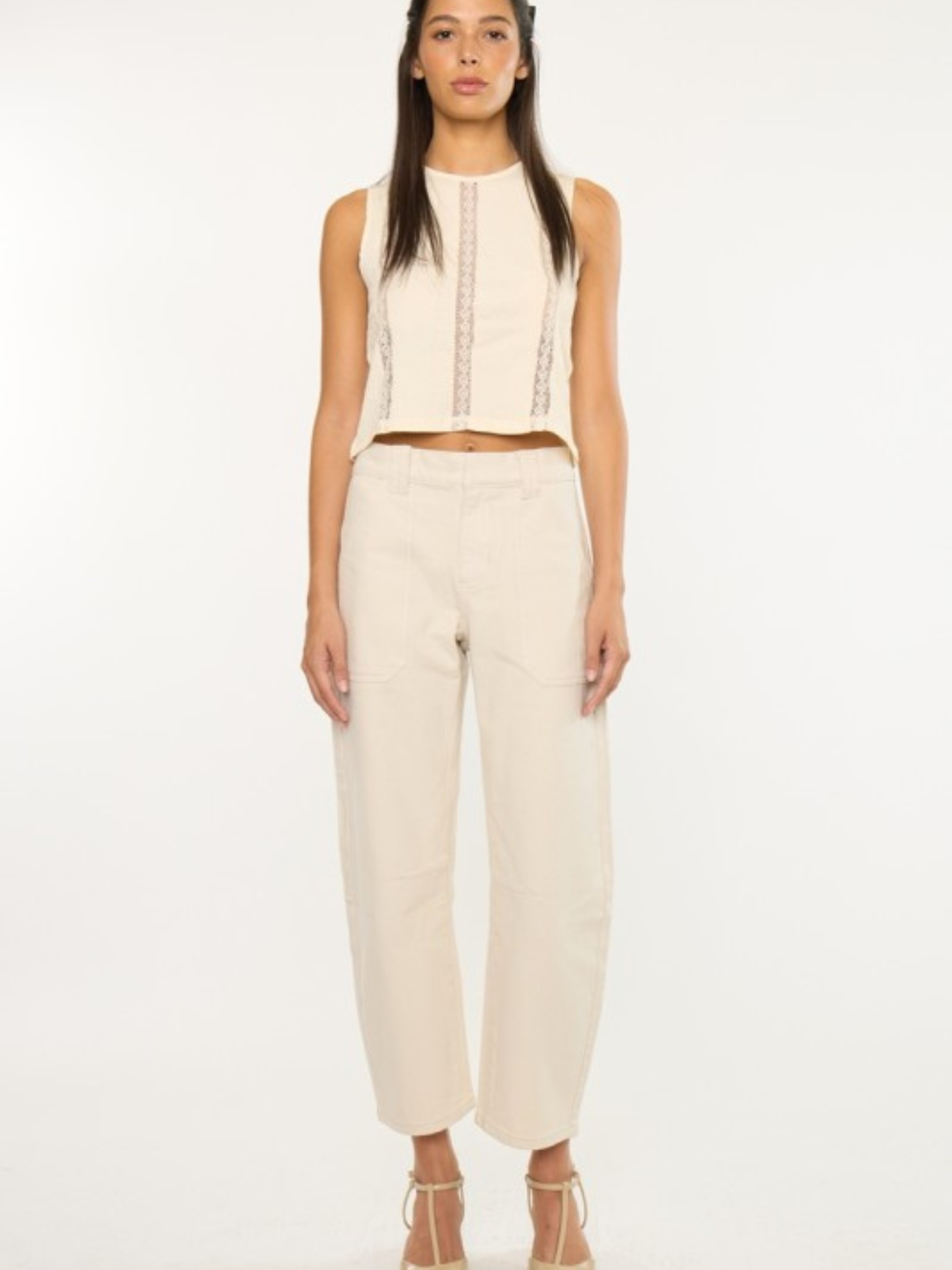 Work Barrel Pant - Mimi & Rae