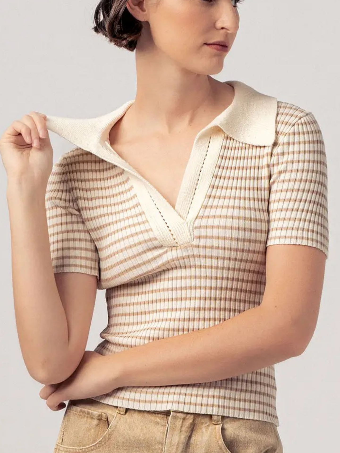 Striped Polo