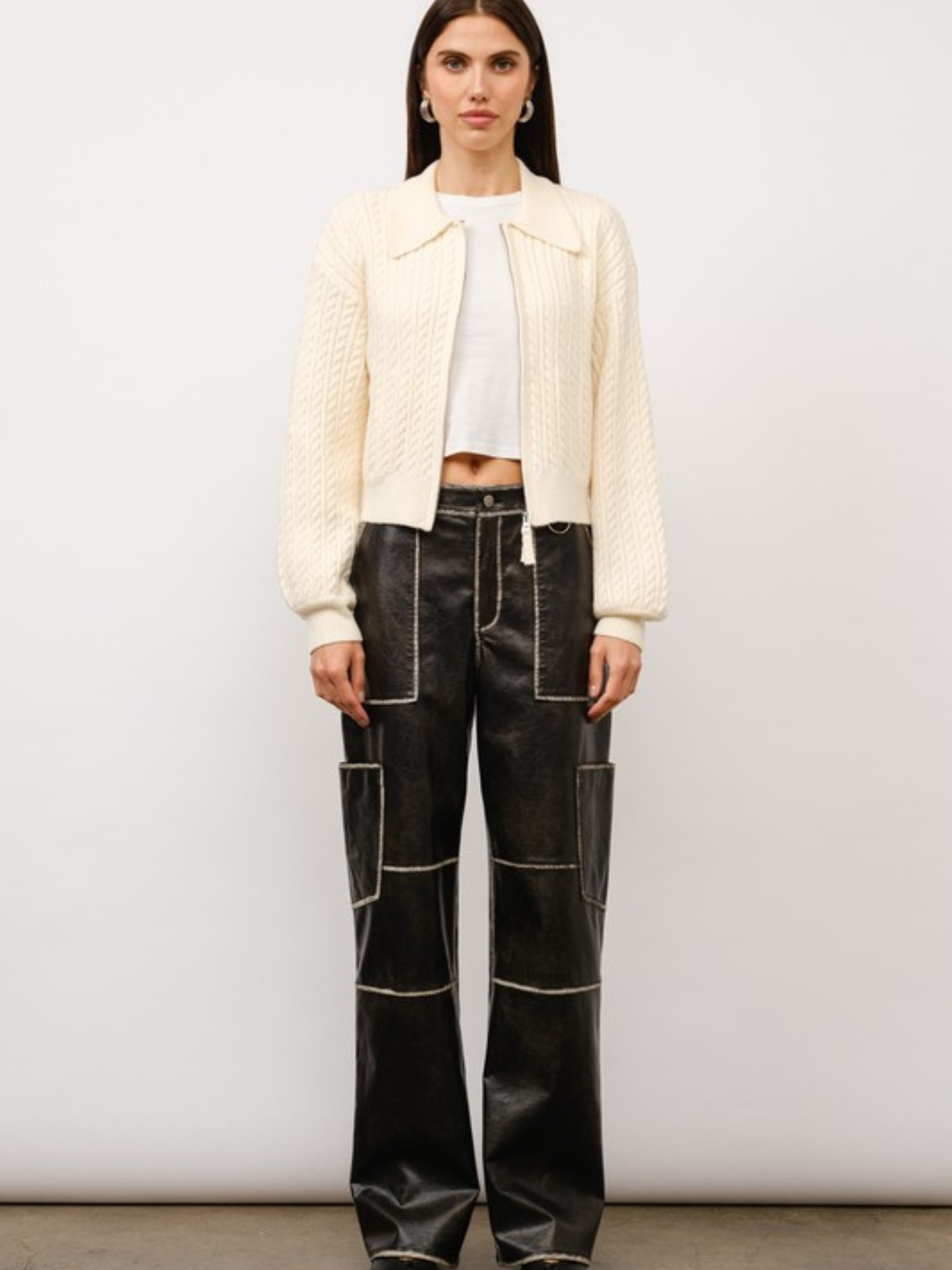 Cableknit Jacket - Mimi & Rae