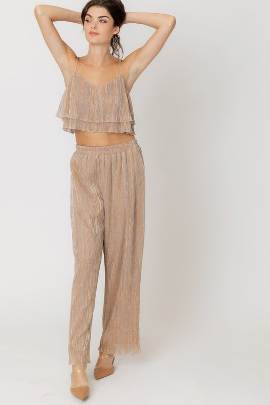 Glitter Pant Set