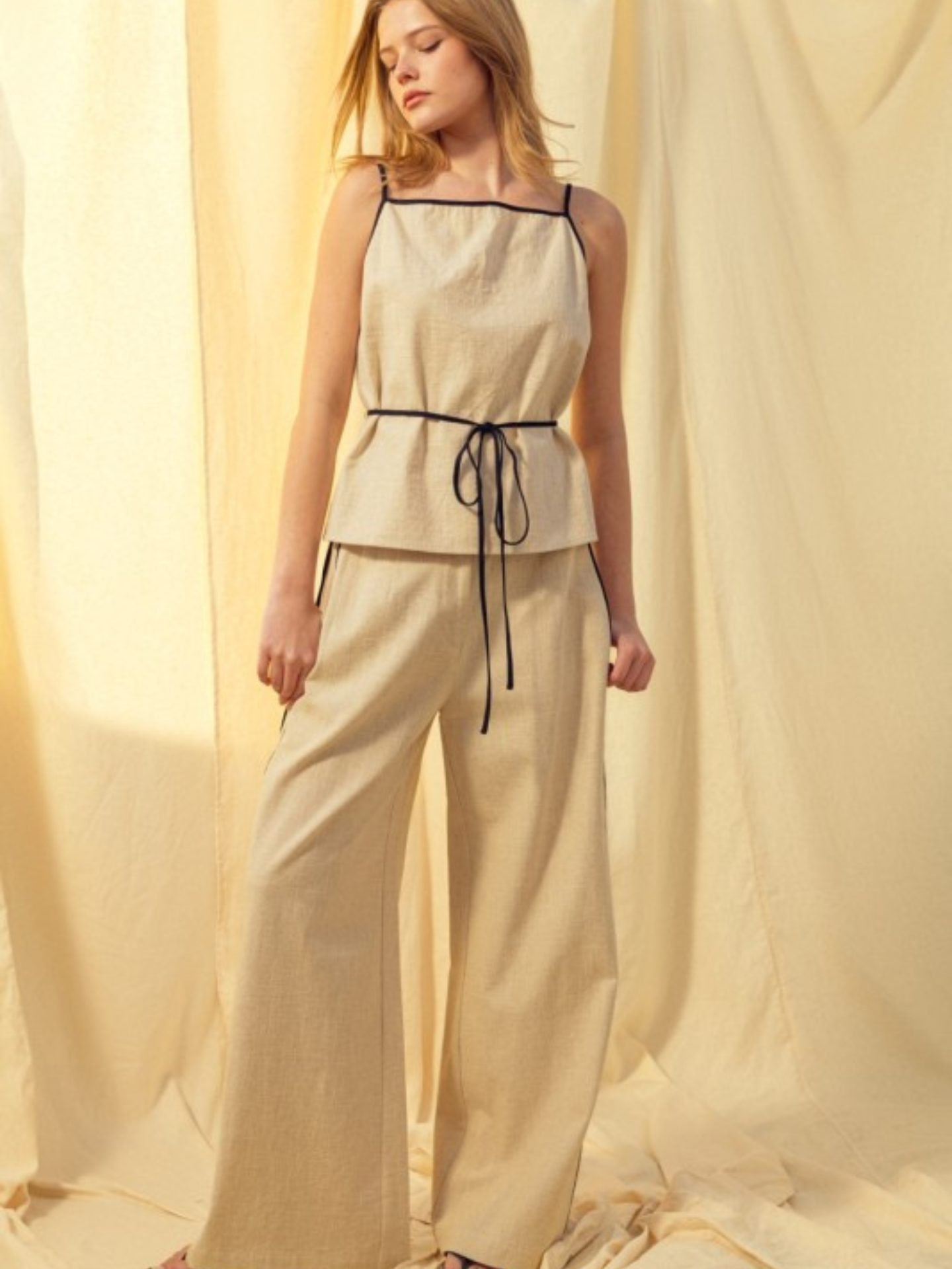 Carolyn Linen Top - Mimi & Rae