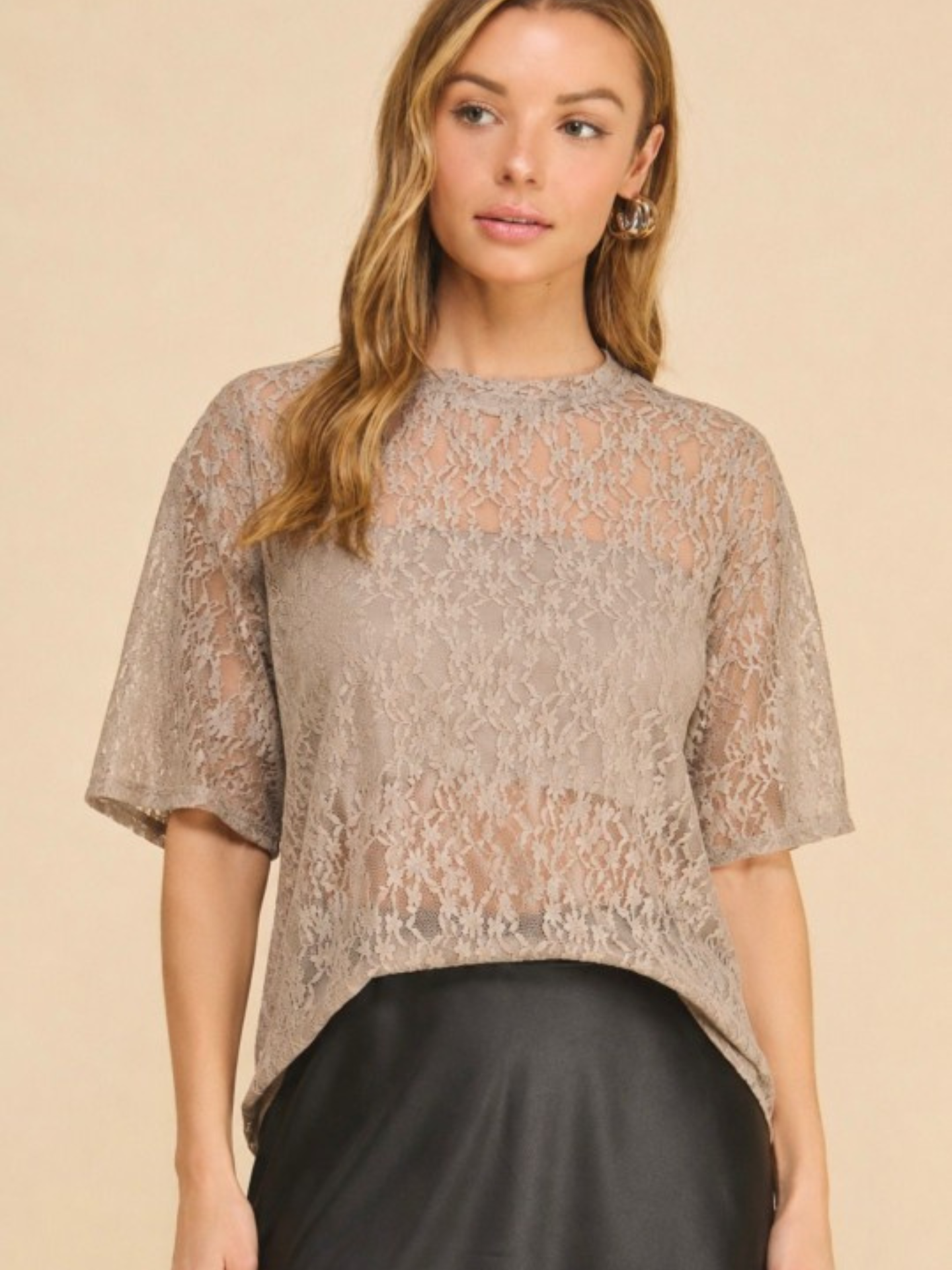 Lace Sheer Tee
