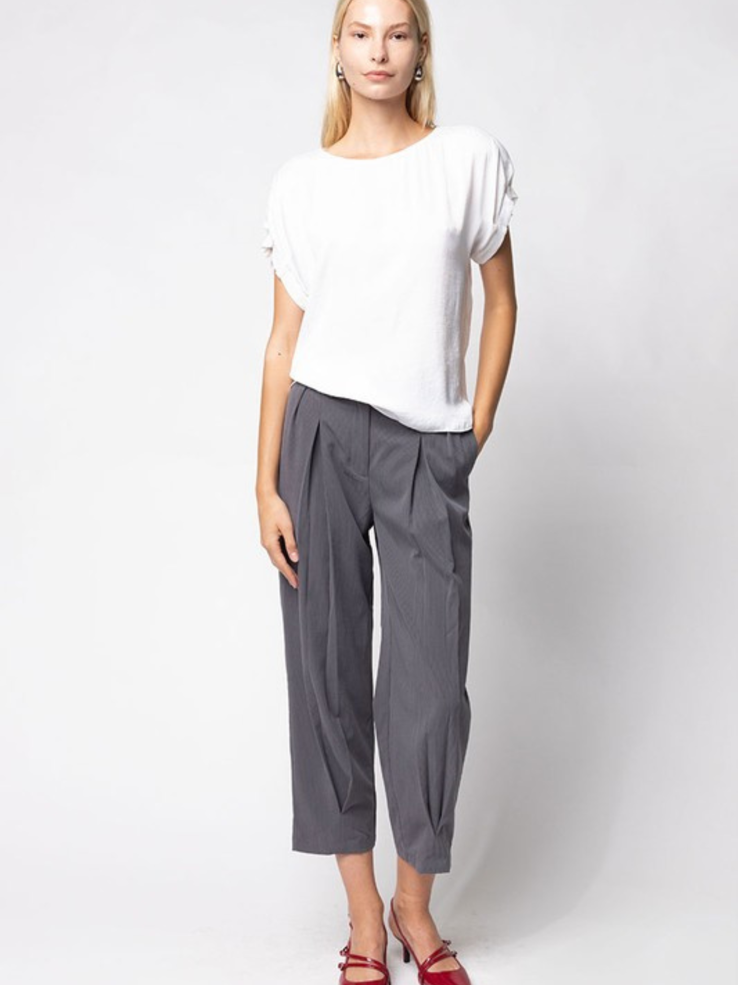 Drop Shoulder Blouse - Mimi & Rae
