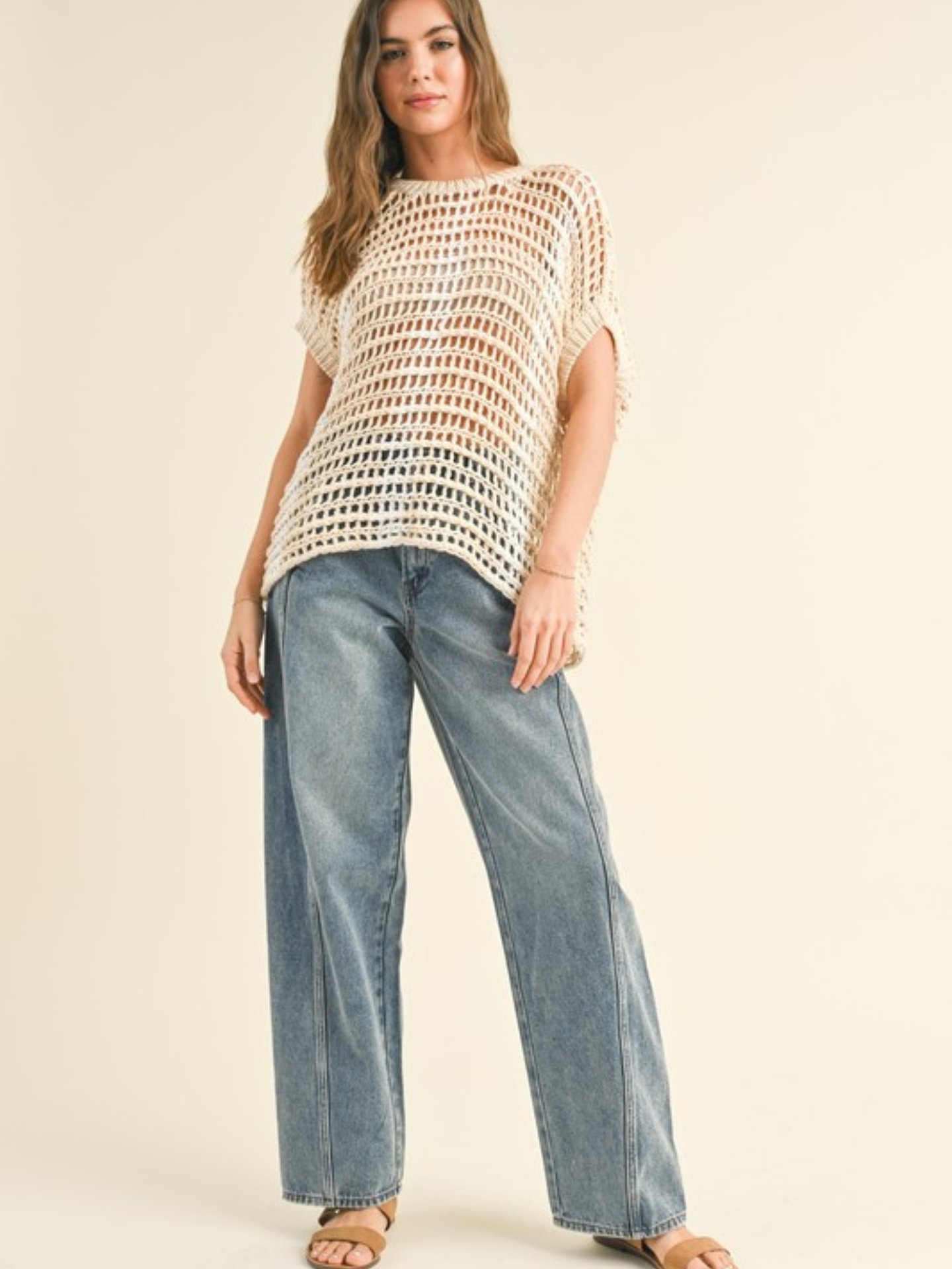 Two Tone Crochet Top
