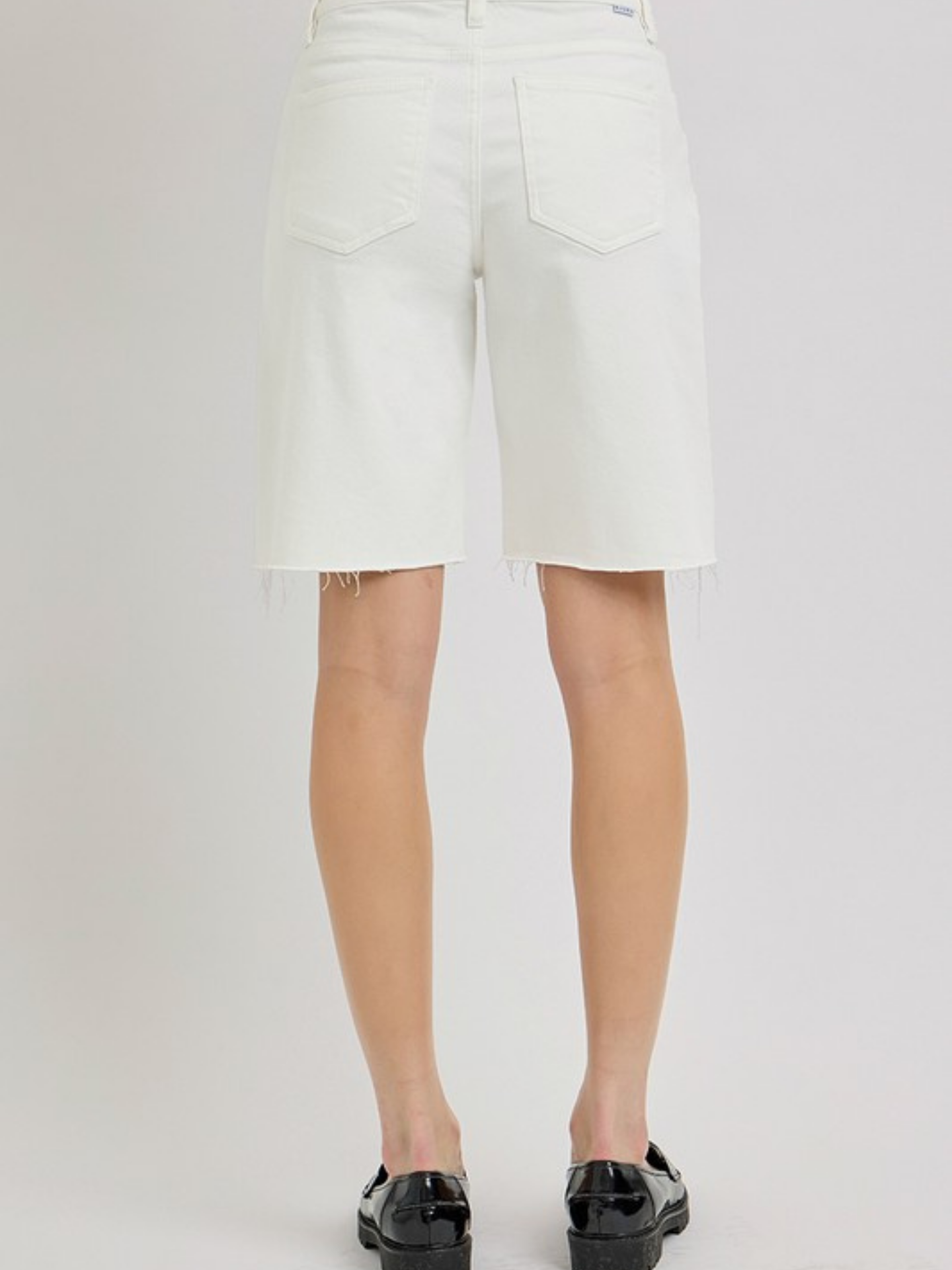 White Bermuda Shorts - Mimi & Rae
