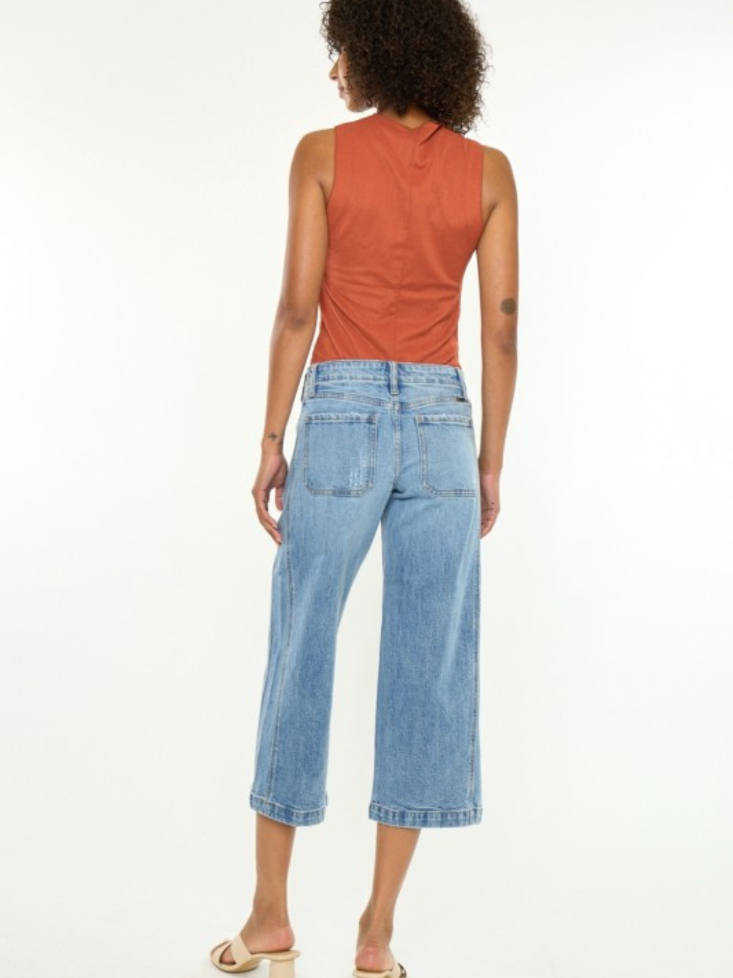 Lena Denim Culottes - Mimi & Rae
