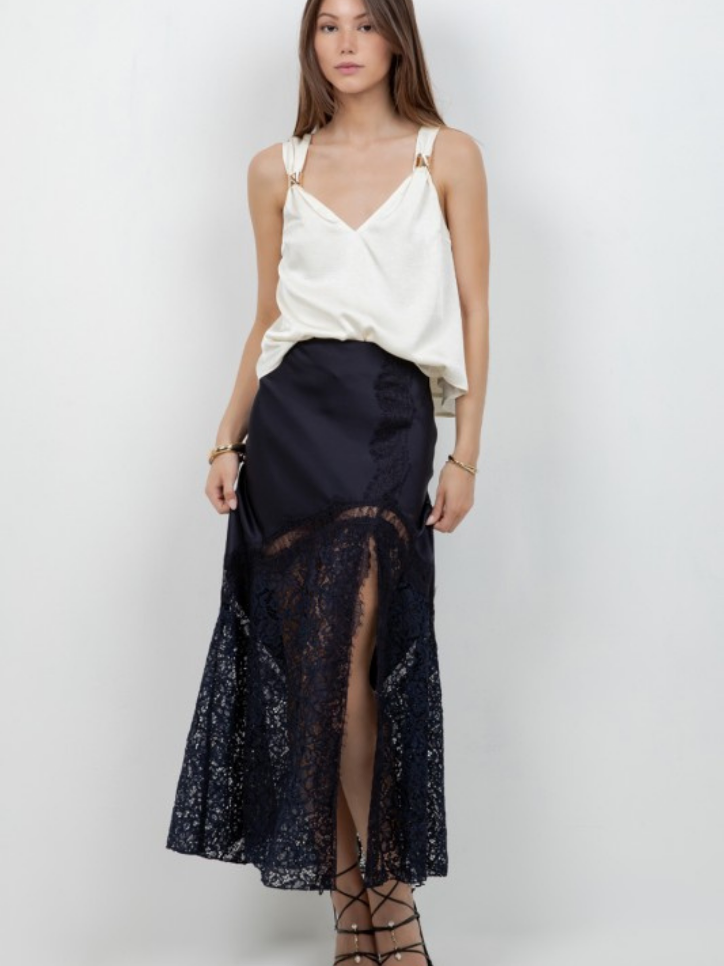 Florence Tank with Gold Jewel Detailing