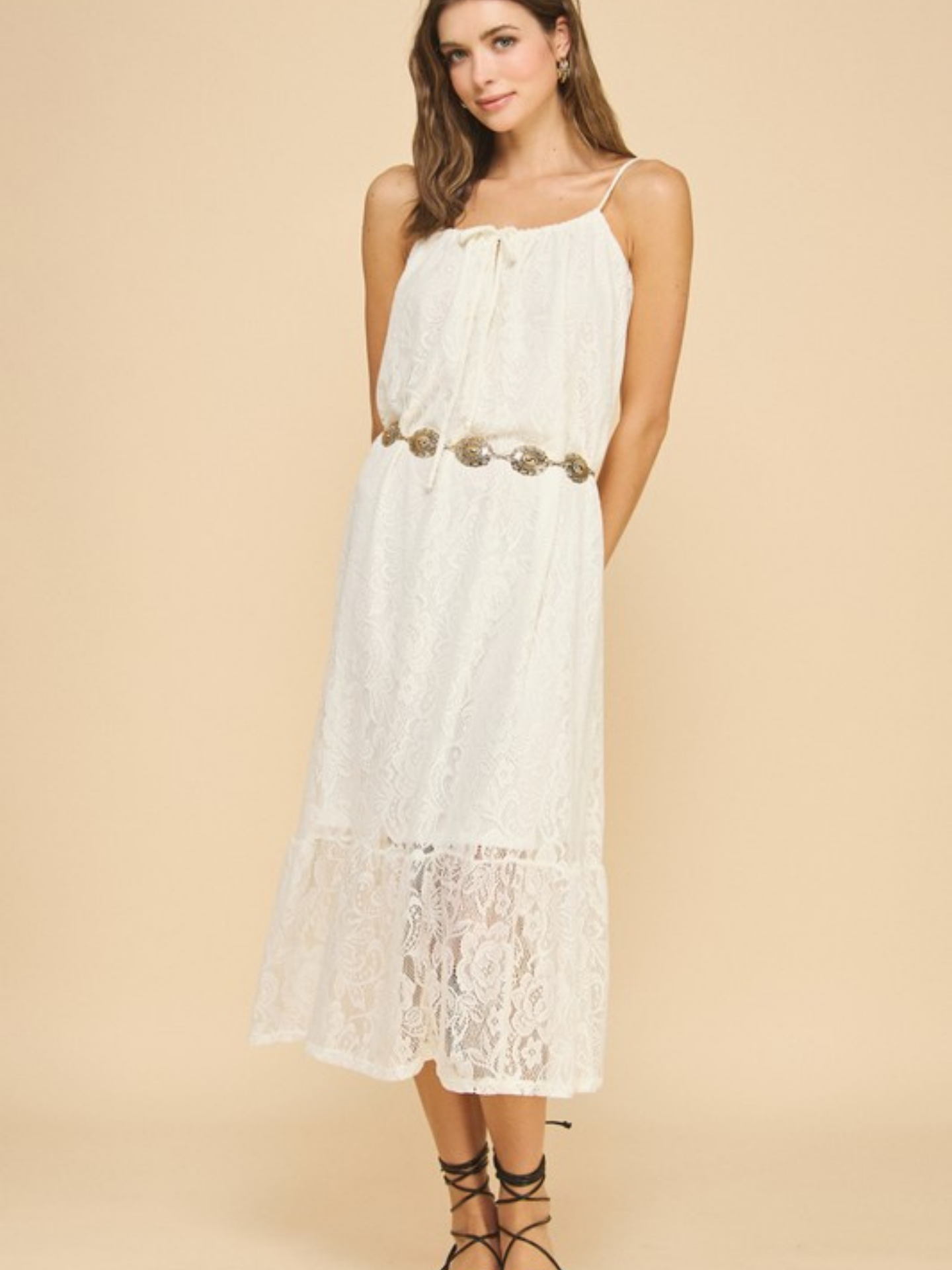 Lace Maxi Dress - Mimi & Rae