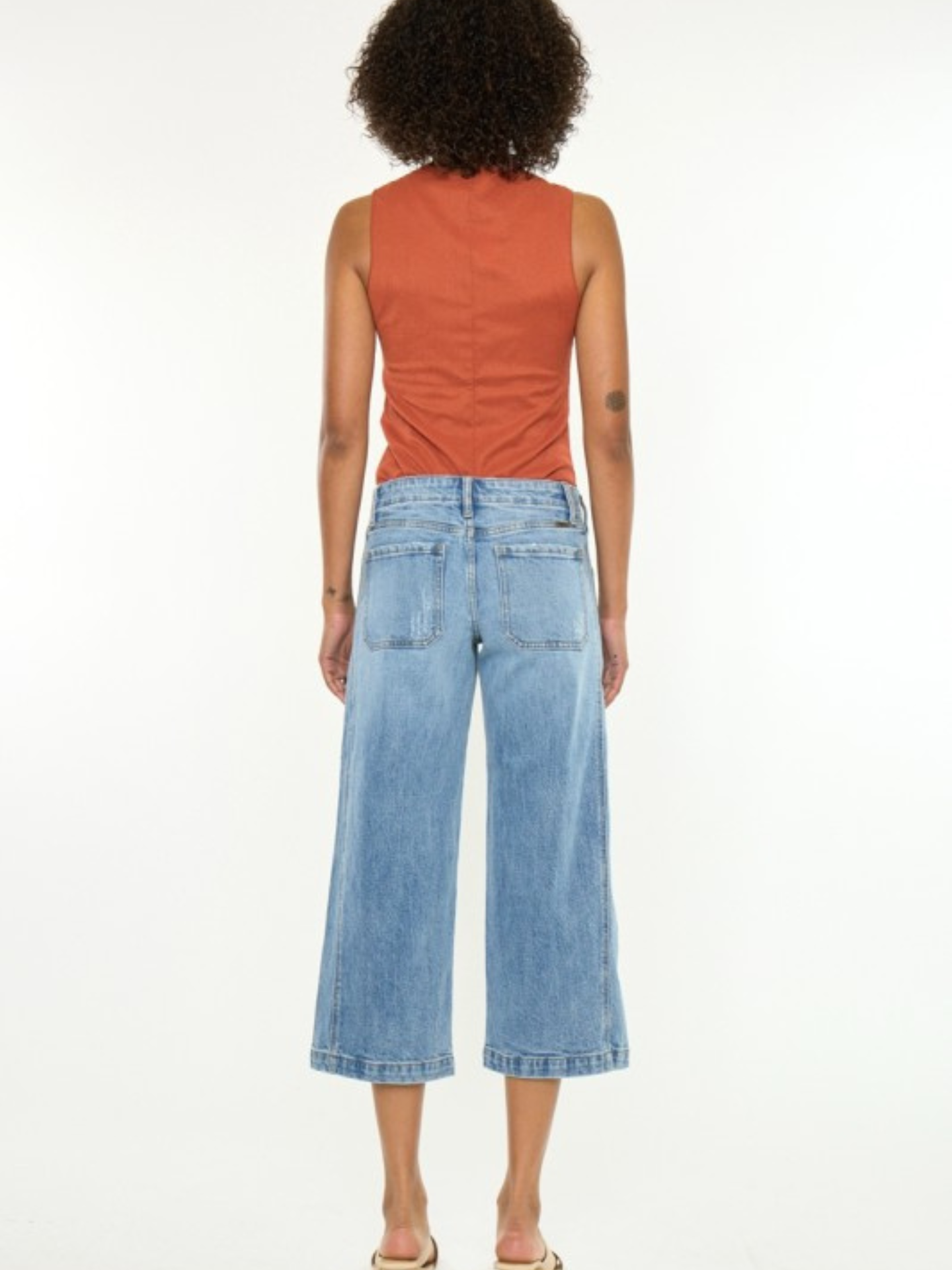 Lena Denim Culottes - Mimi & Rae