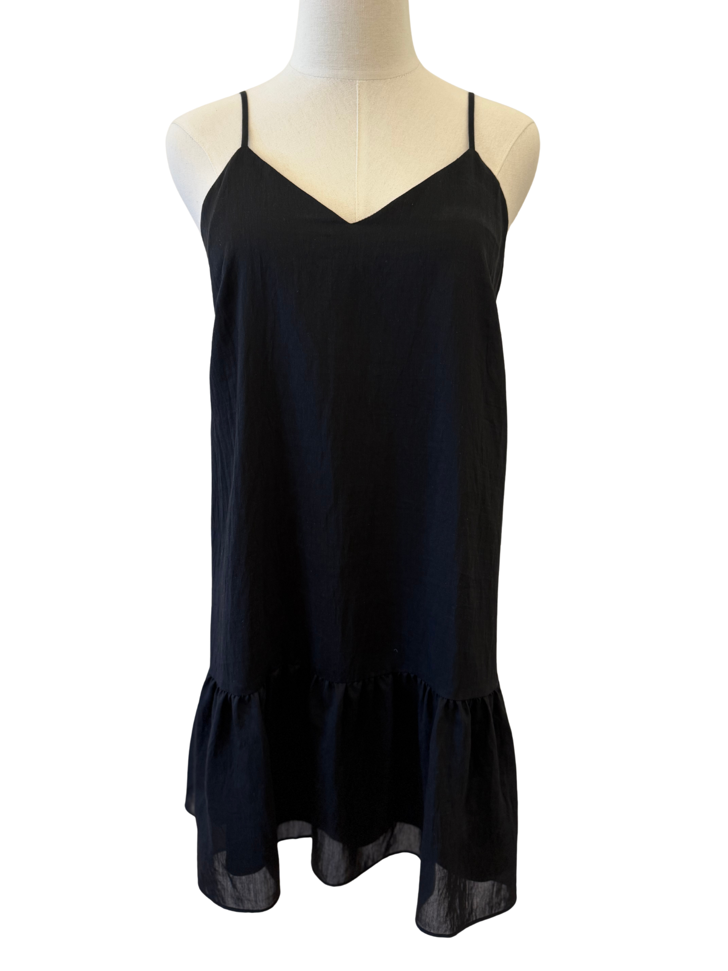 Ruffle Hem Mini Dress - Mimi & Rae
