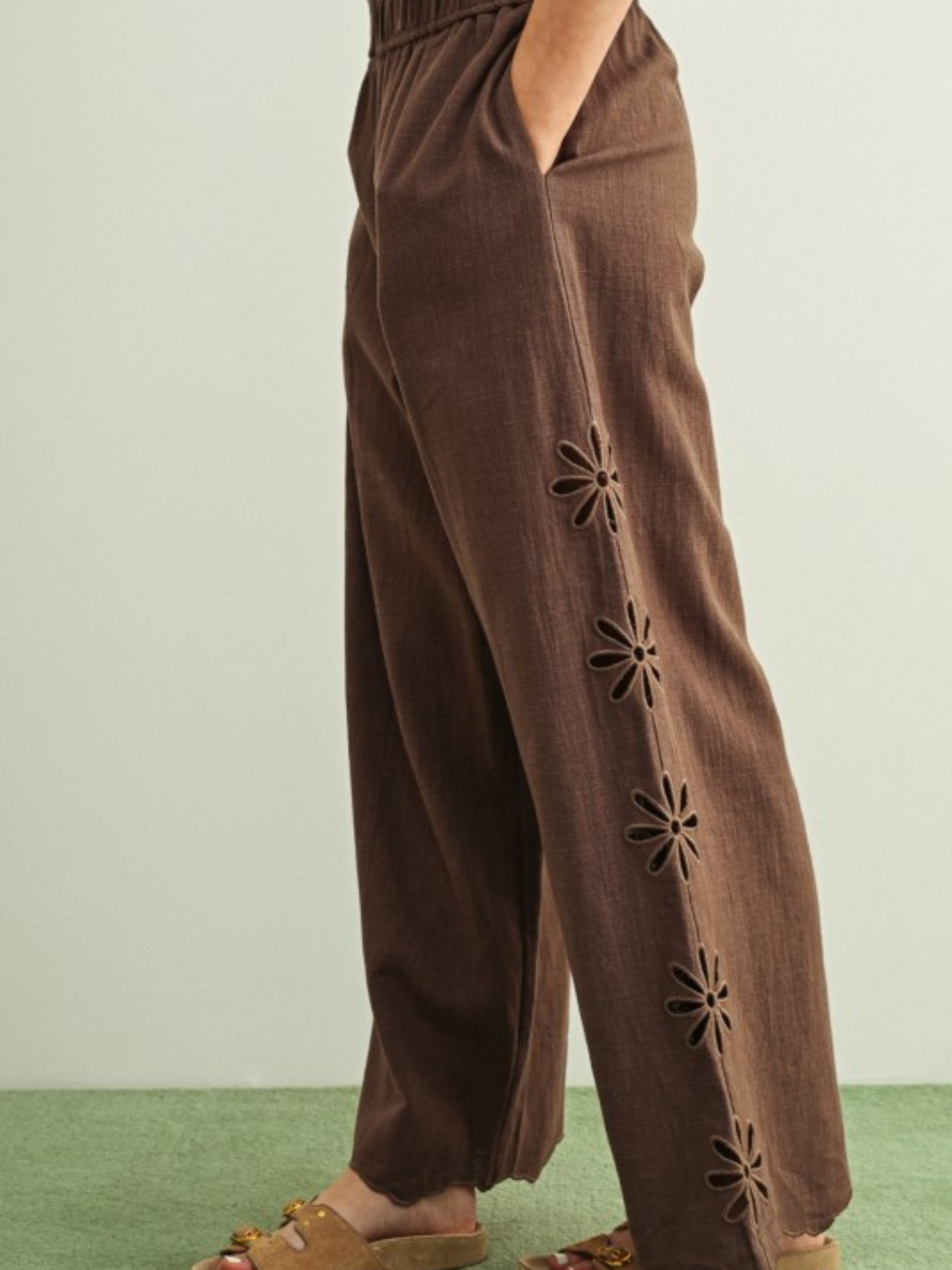 Peggy Embroidered Pant - Mimi & Rae