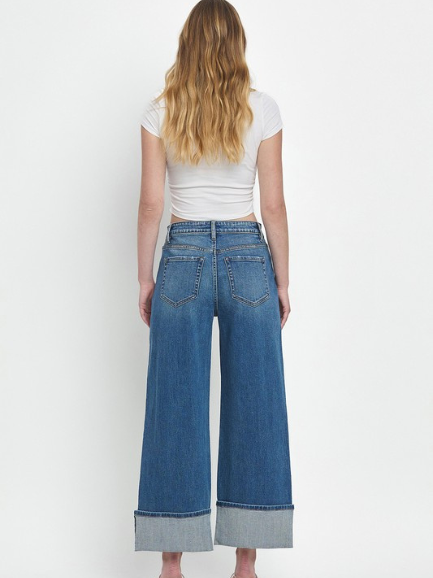 Baggy Cuffed Denim