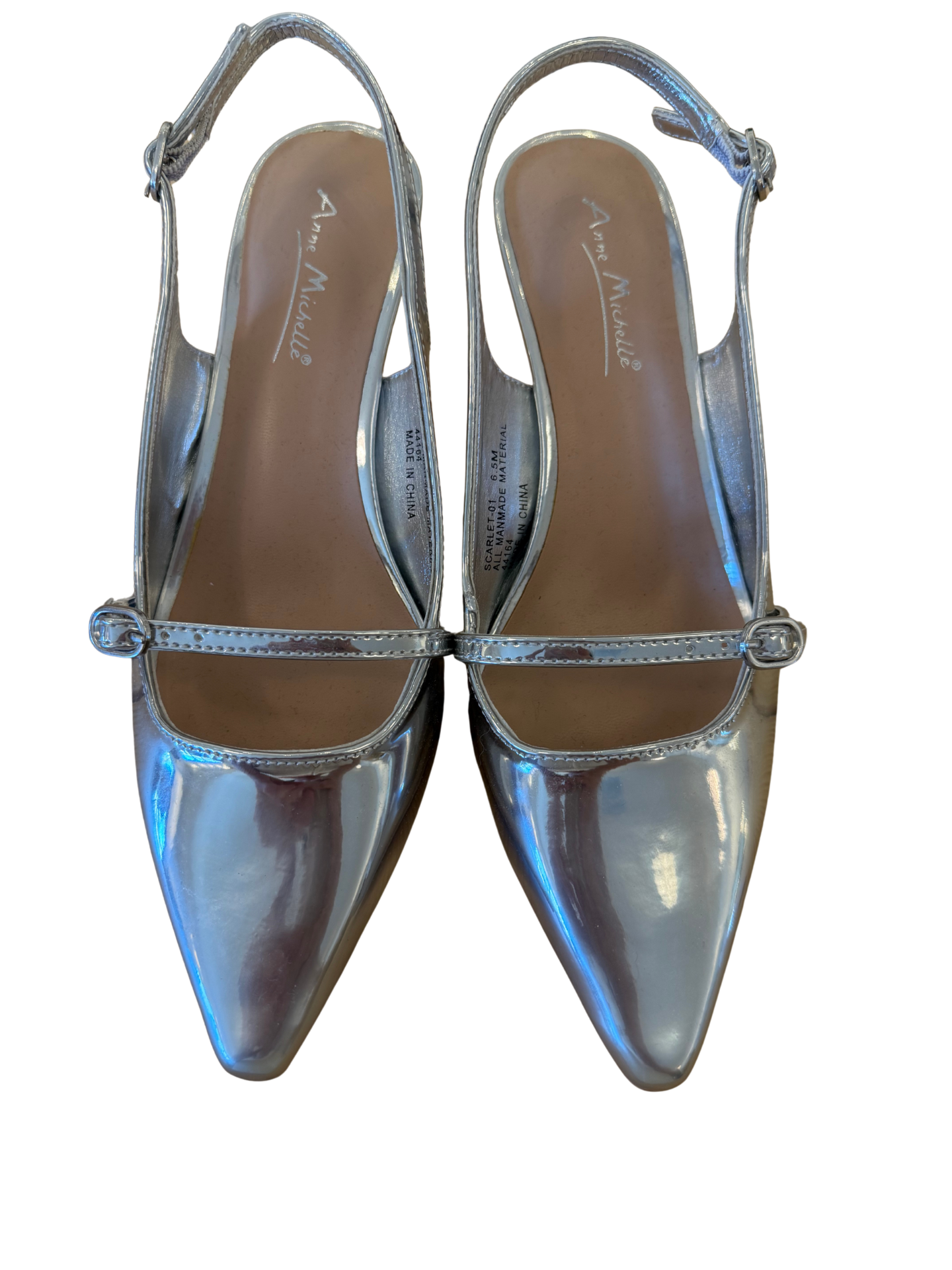 Silver Slingbacks - Mimi & Rae