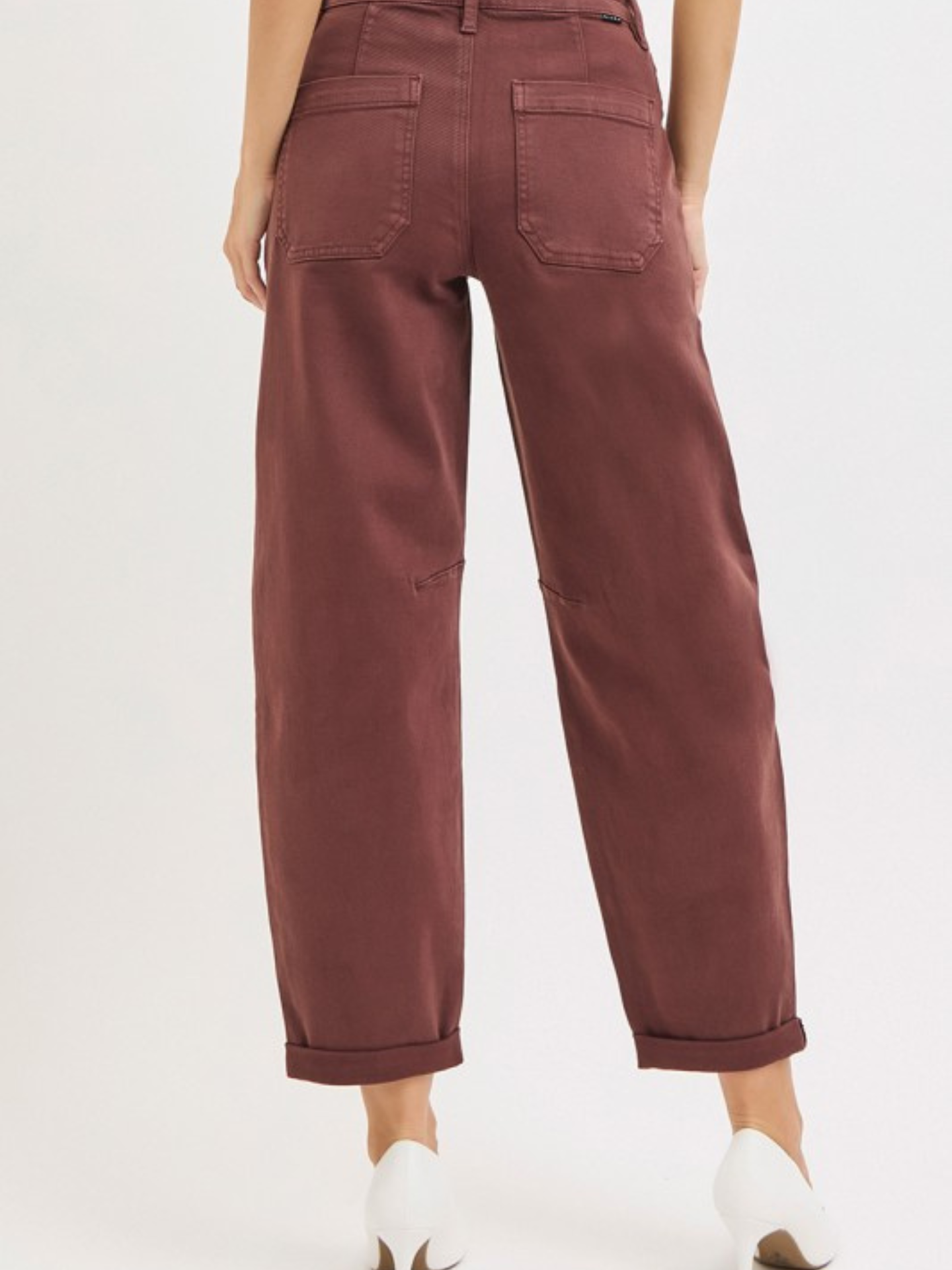Rosie Brown Barrel Denim