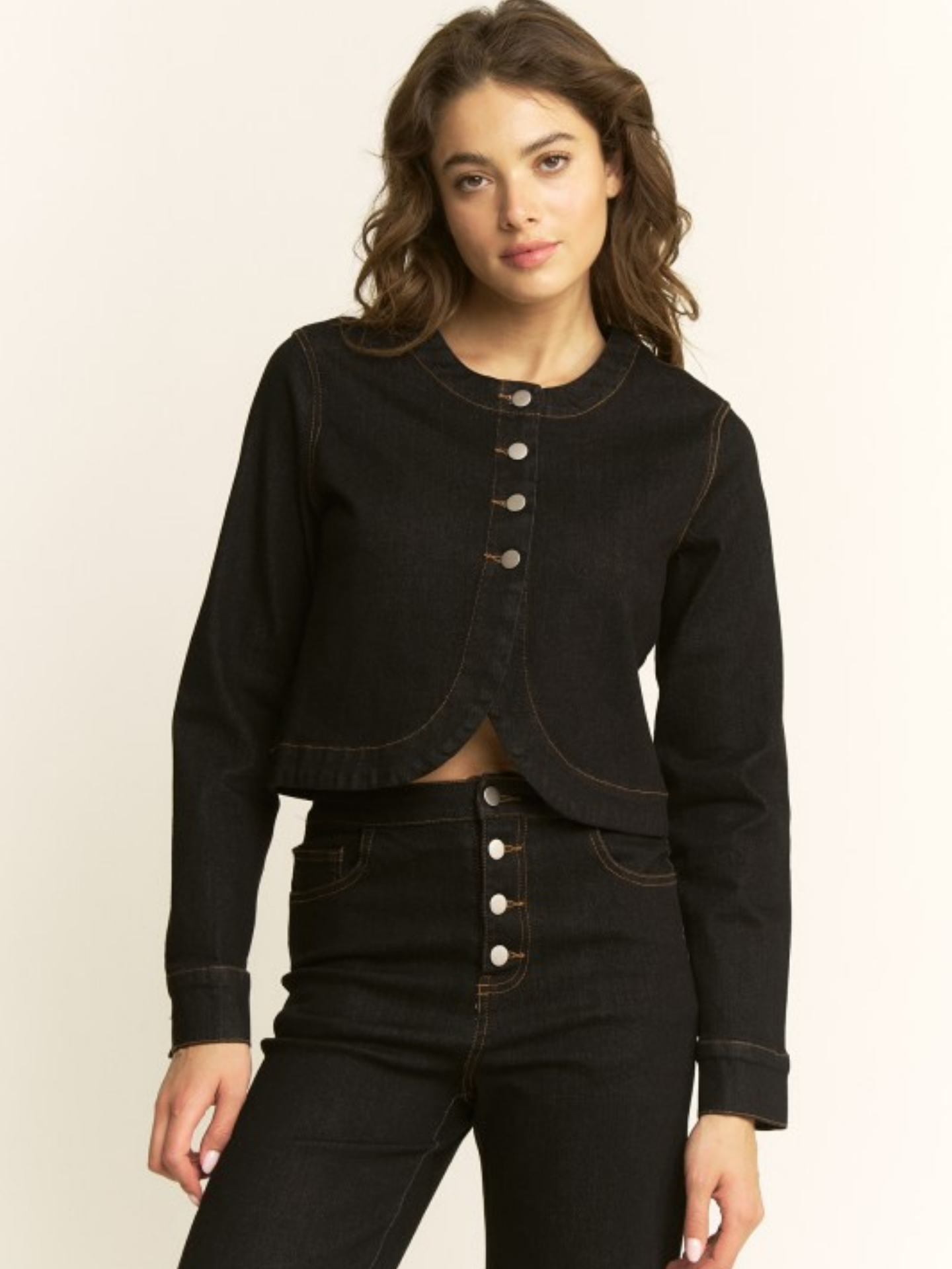 Black Denim Set
