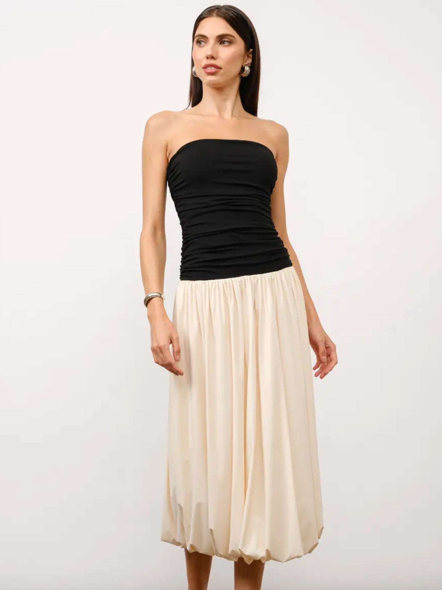 Strapless Bubble Dress - Mimi & Rae