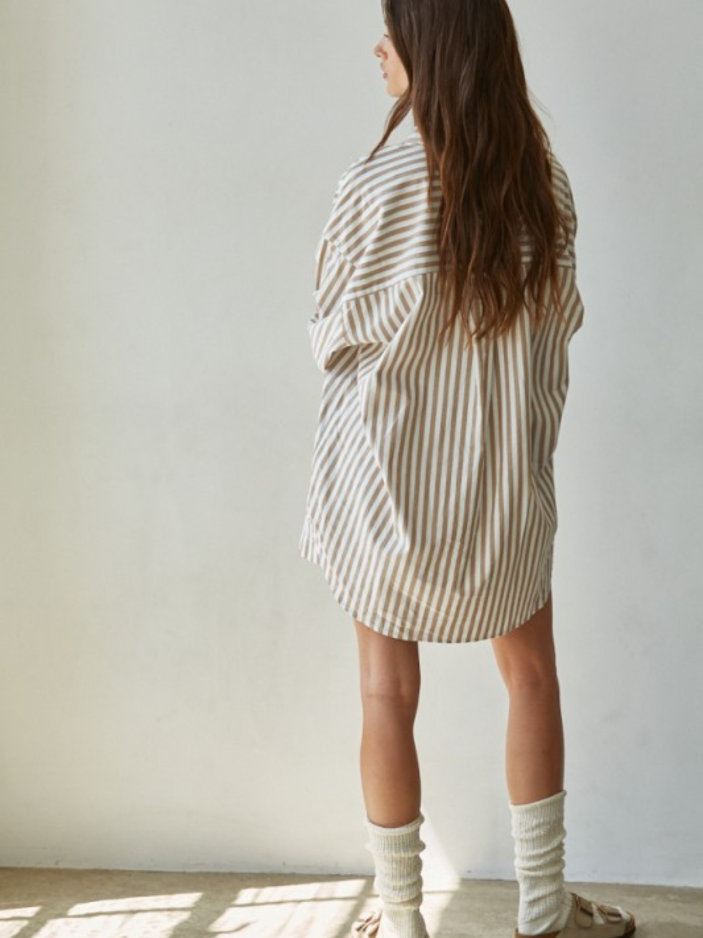 Nattie Striped Button Down