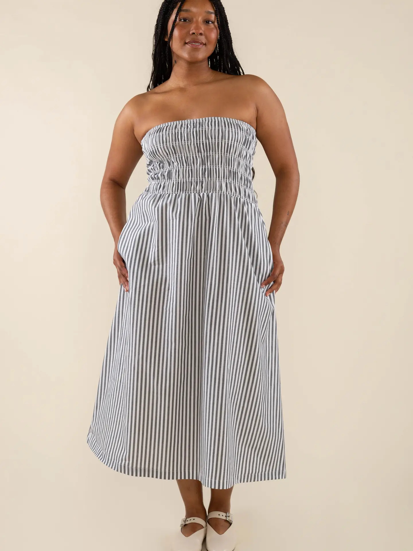 Smocked Tube Dress - Mimi & Rae