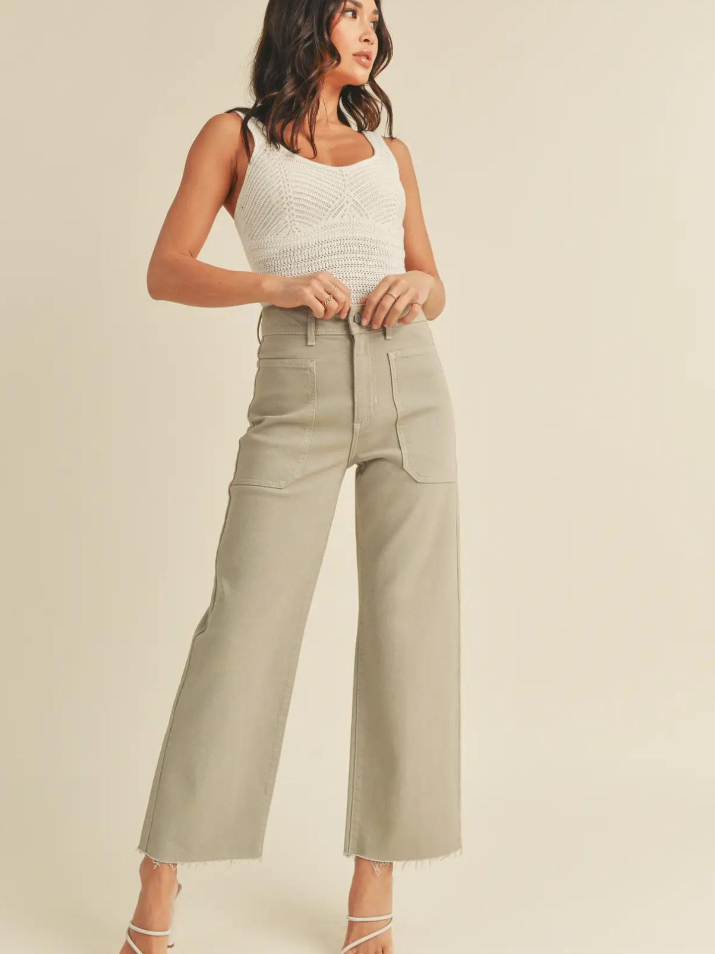 Nautical Wide Leg Jean - Mimi & Rae