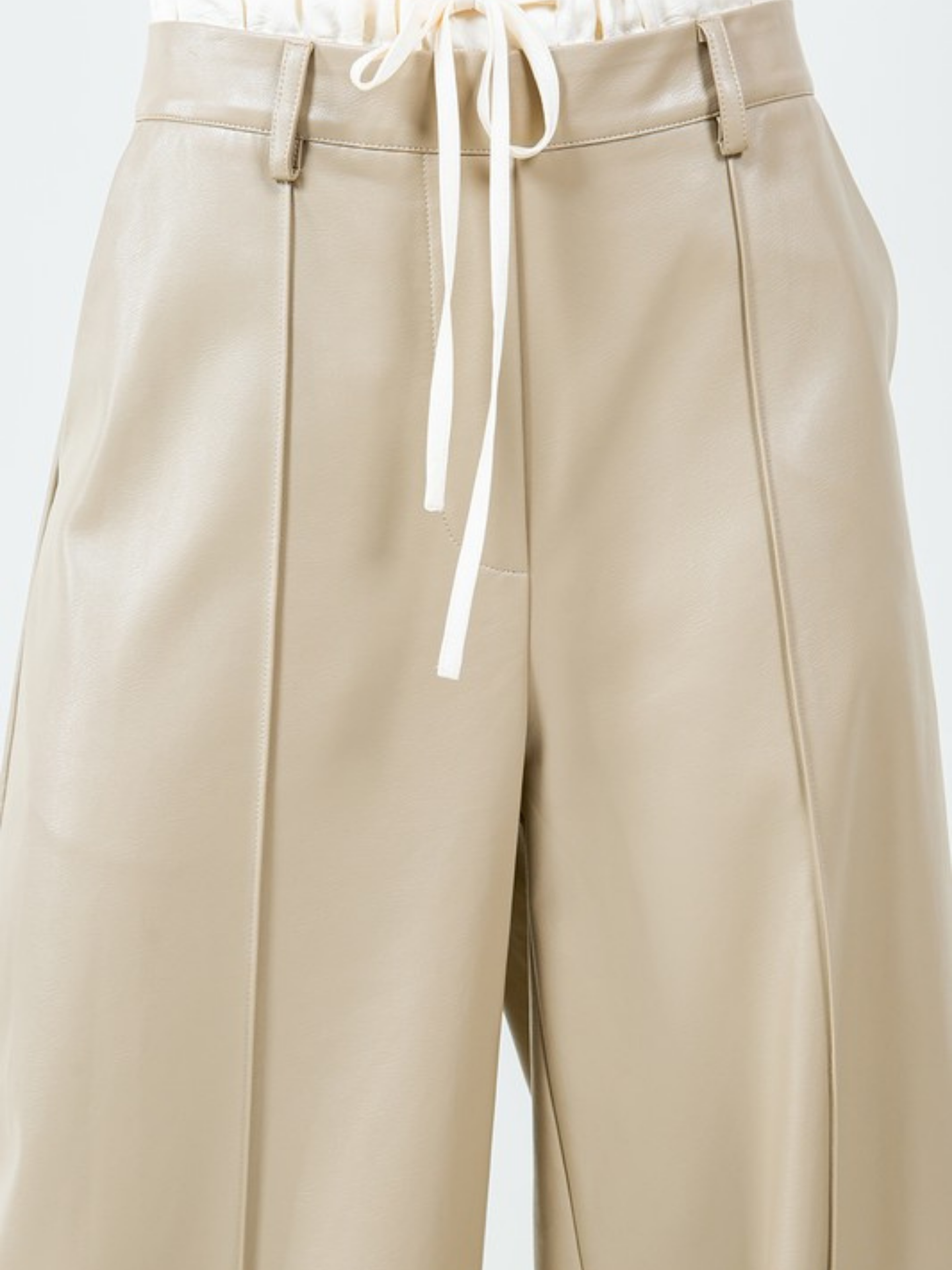 Faux Leather Trousers